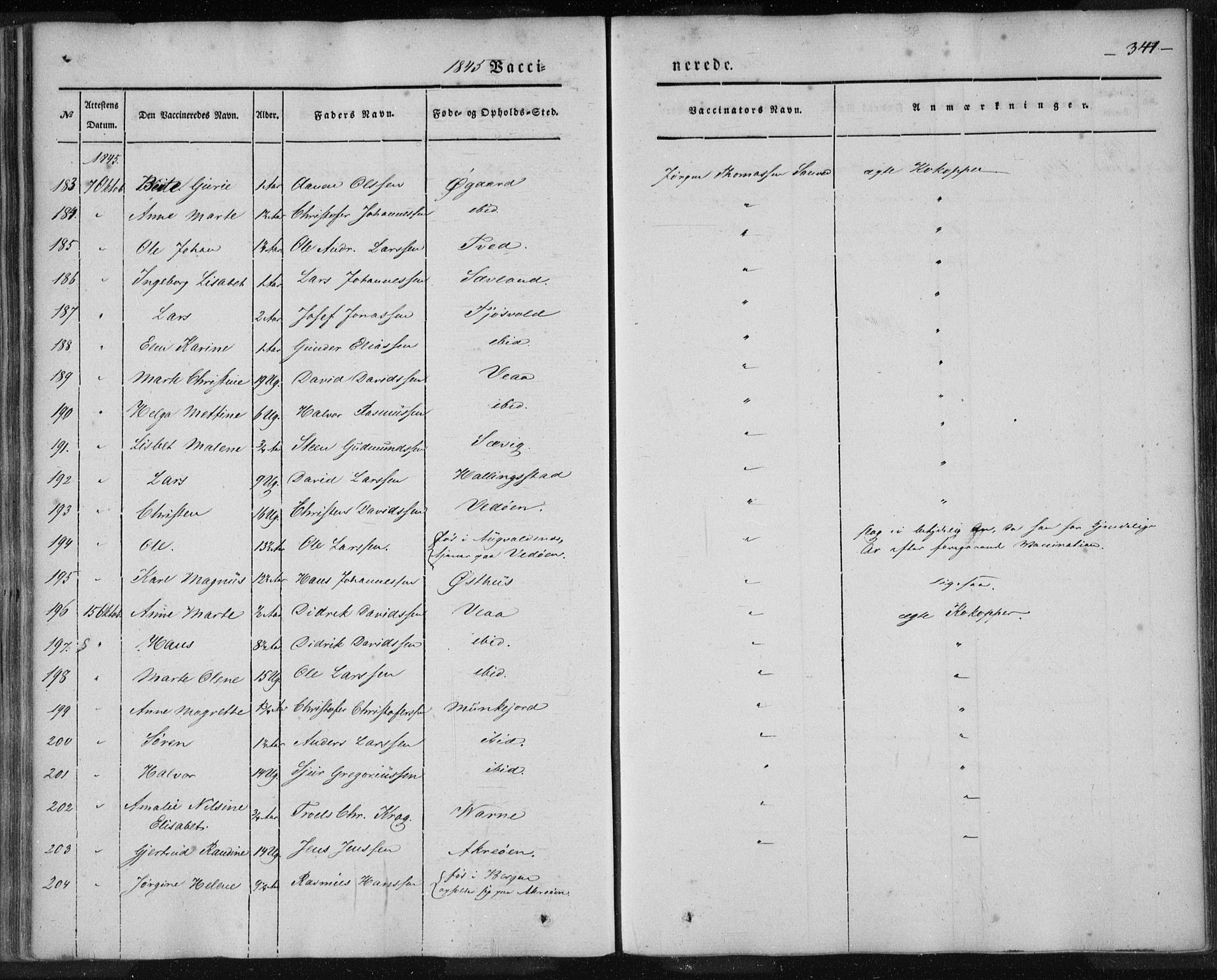 Skudenes sokneprestkontor, AV/SAST-A -101849/H/Ha/Haa/L0003: Parish register (official) no. A 2.2, 1841-1846, p. 341