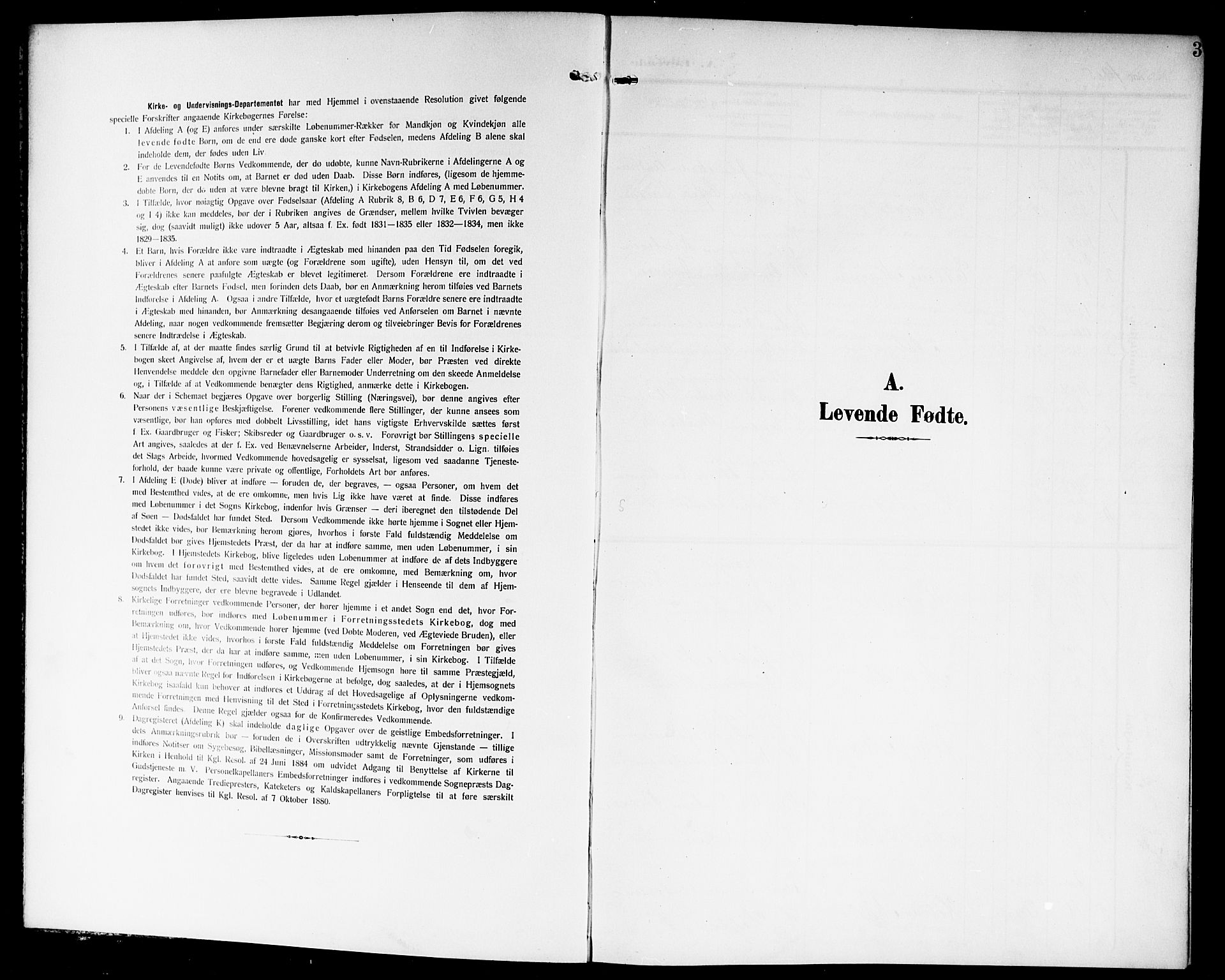 Kråkstad prestekontor Kirkebøker, SAO/A-10125a/G/Gb/L0001: Parish register (copy) no. II 1, 1905-1920, p. 3