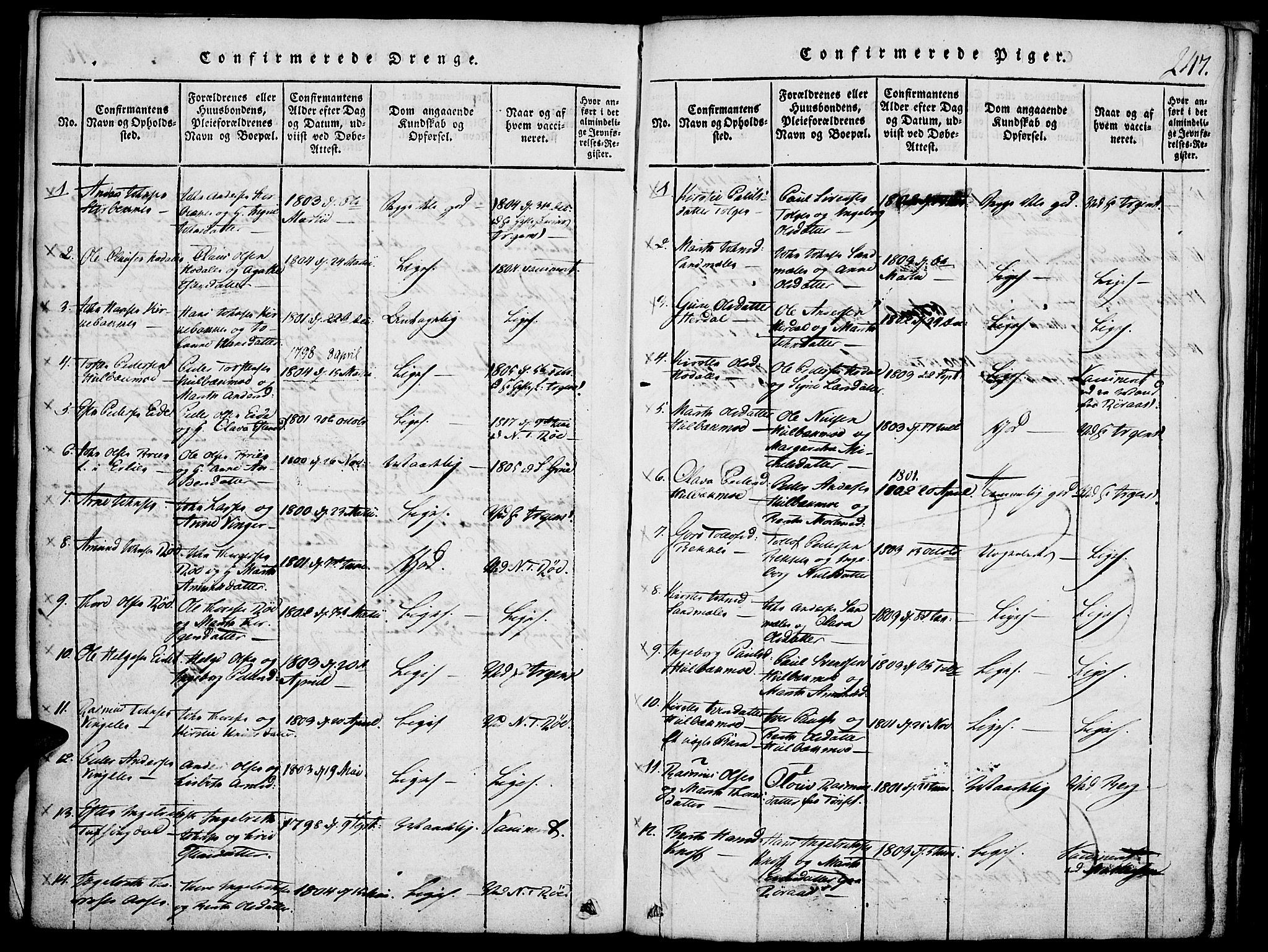 Tolga prestekontor, SAH/PREST-062/K/L0004: Parish register (official) no. 4, 1815-1836, p. 247