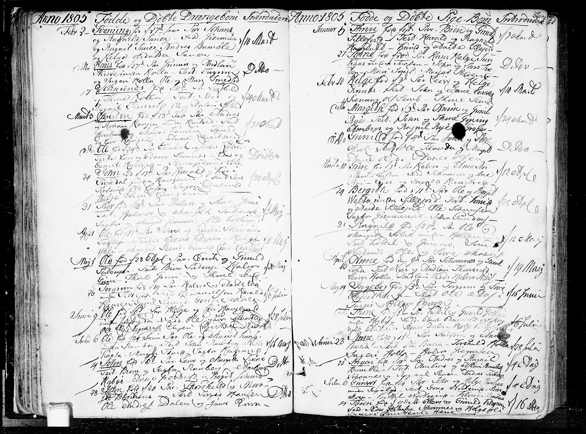 Heddal kirkebøker, SAKO/A-268/F/Fa/L0004: Parish register (official) no. I 4, 1784-1814, p. 56