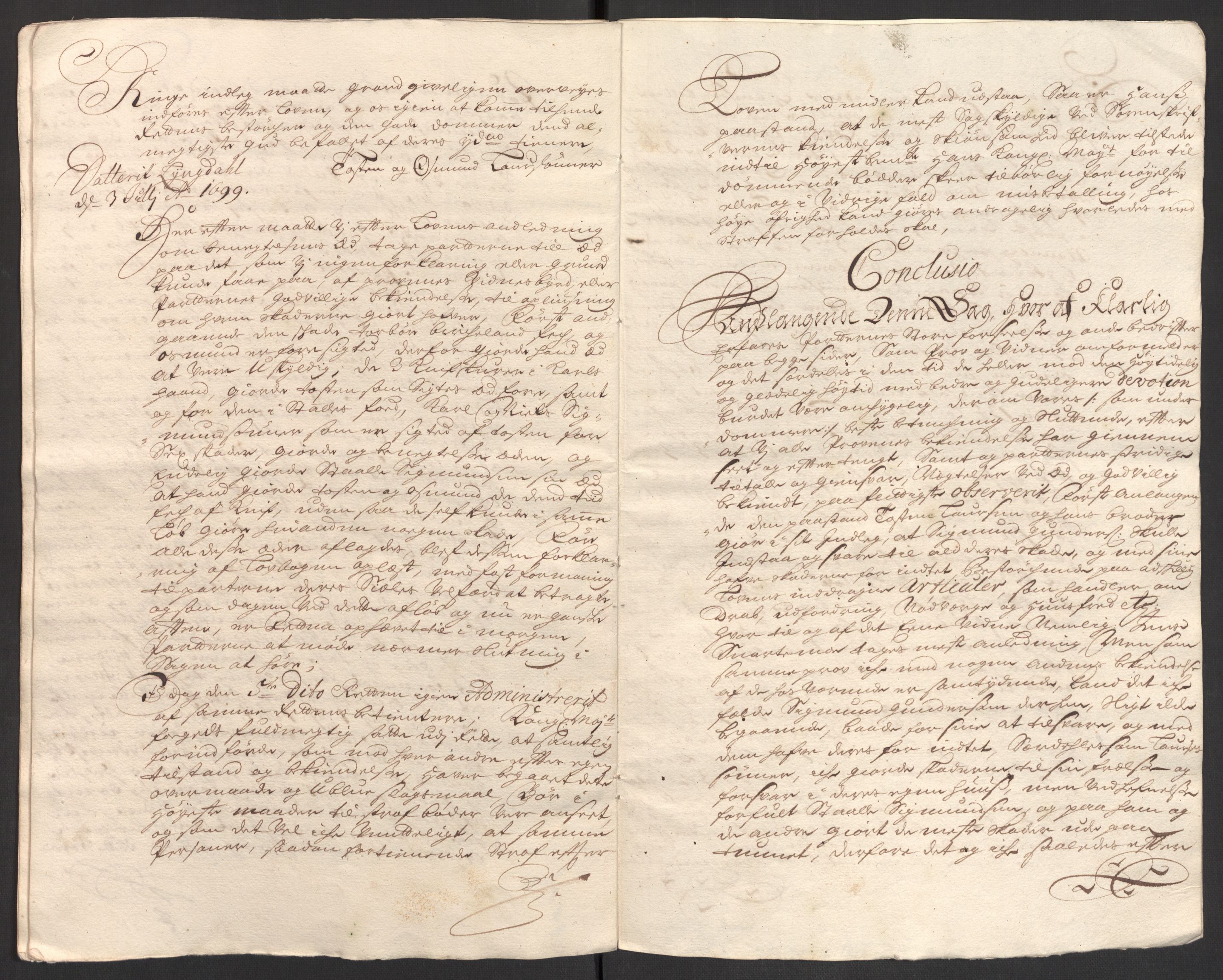 Rentekammeret inntil 1814, Reviderte regnskaper, Fogderegnskap, AV/RA-EA-4092/R43/L2547: Fogderegnskap Lista og Mandal, 1698-1699, p. 192