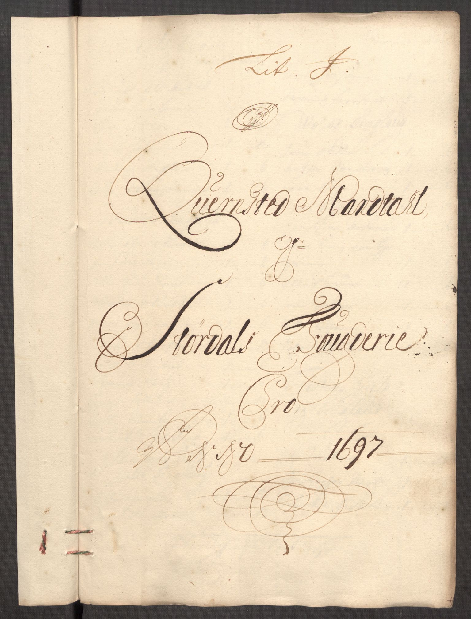 Rentekammeret inntil 1814, Reviderte regnskaper, Fogderegnskap, AV/RA-EA-4092/R62/L4189: Fogderegnskap Stjørdal og Verdal, 1697, p. 124