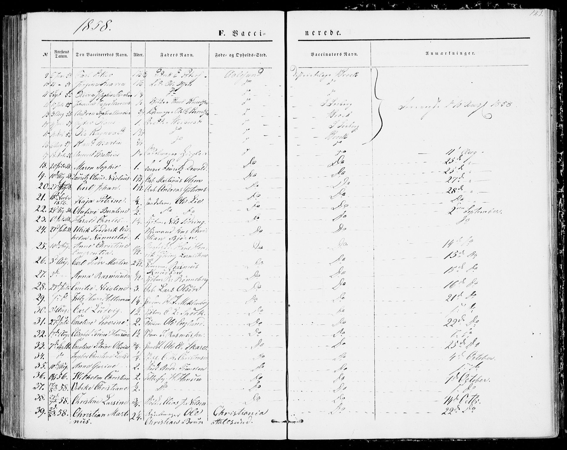 Ministerialprotokoller, klokkerbøker og fødselsregistre - Møre og Romsdal, SAT/A-1454/529/L0451: Parish register (official) no. 529A01, 1855-1863, p. 123