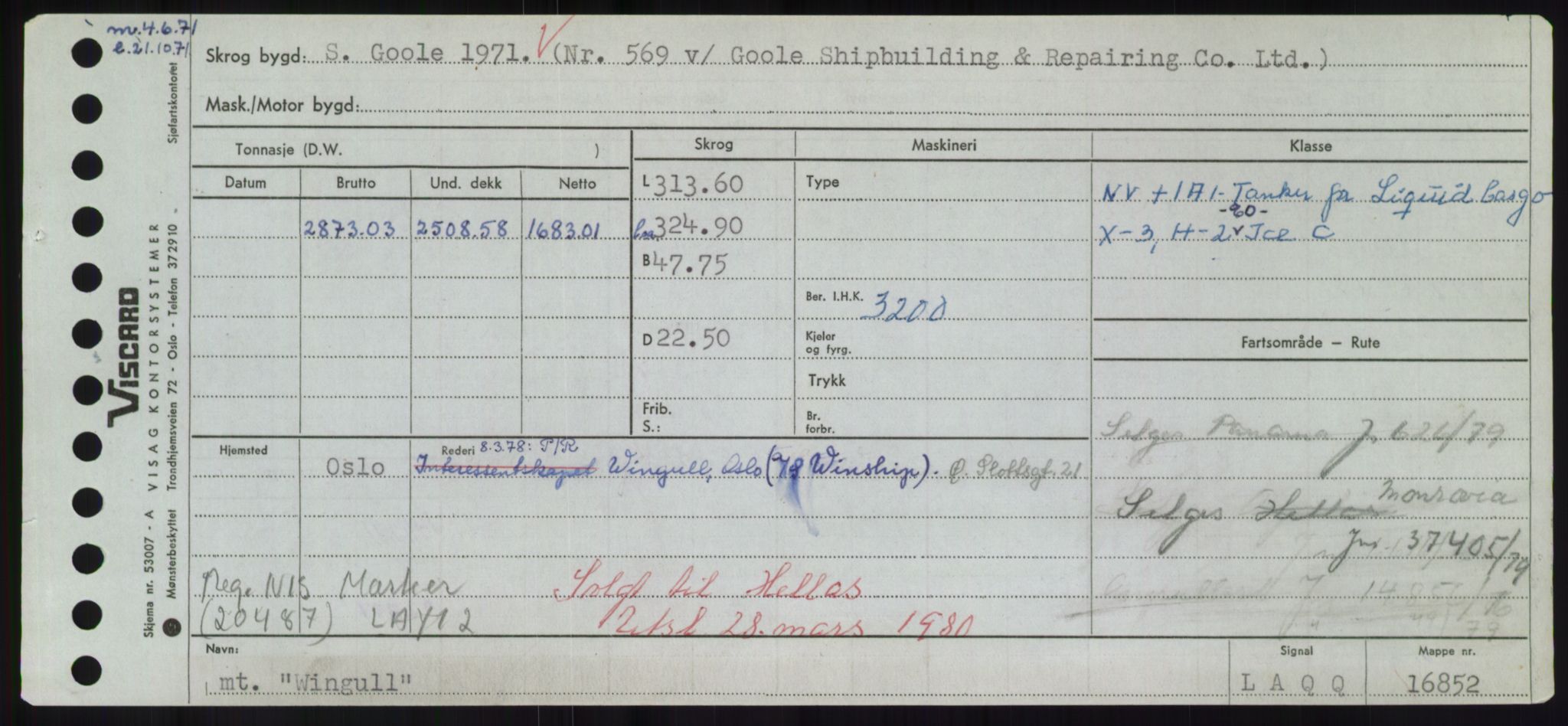 Sjøfartsdirektoratet med forløpere, Skipsmålingen, AV/RA-S-1627/H/Hd/L0041: Fartøy, Vi-Ås, p. 419