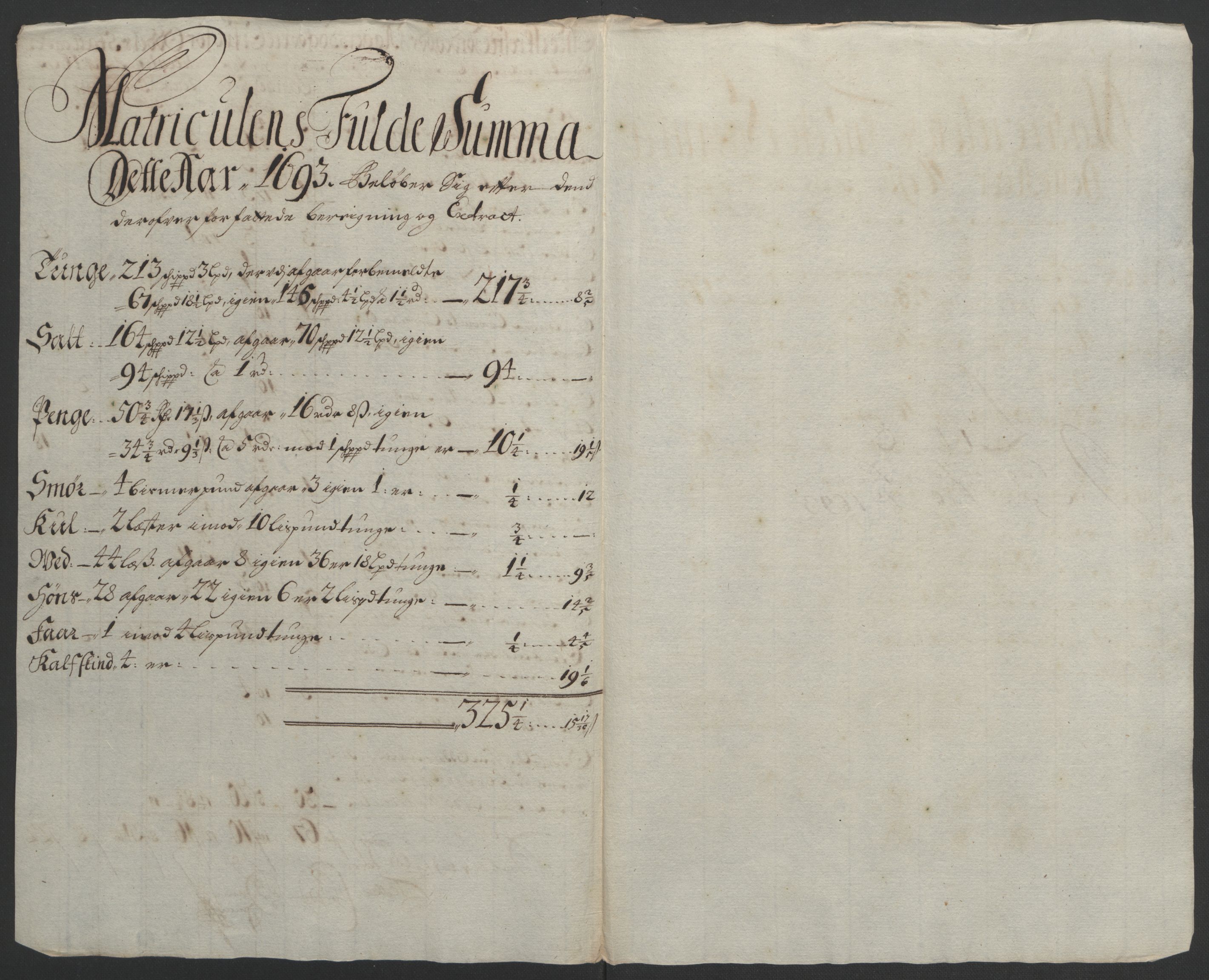 Rentekammeret inntil 1814, Reviderte regnskaper, Fogderegnskap, RA/EA-4092/R08/L0426: Fogderegnskap Aker, 1692-1693, p. 338
