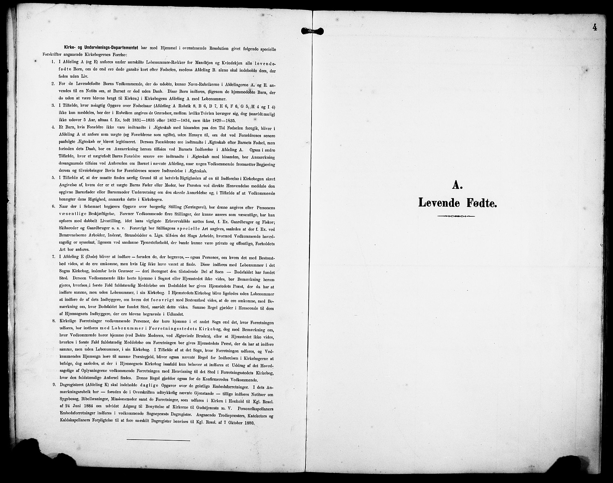 Fusa sokneprestembete, SAB/A-75401/H/Hab: Parish register (copy) no. B 2, 1897-1930, p. 4