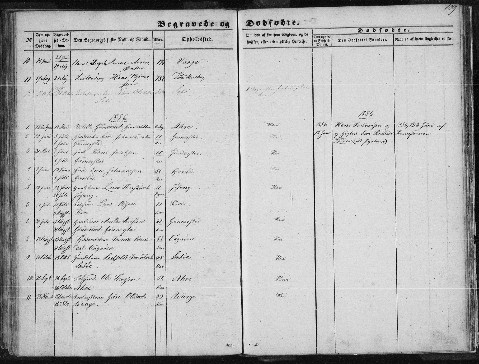 Tysvær sokneprestkontor, SAST/A -101864/H/Ha/Haa/L0002: Parish register (official) no. A 2, 1847-1856, p. 109