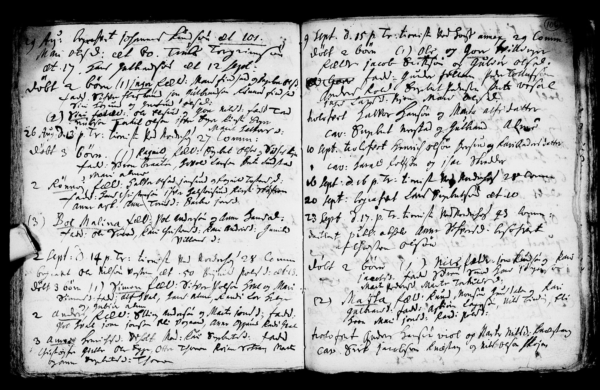 Norderhov kirkebøker, SAKO/A-237/F/Fa/L0001: Parish register (official) no. 1, 1704-1716, p. 106