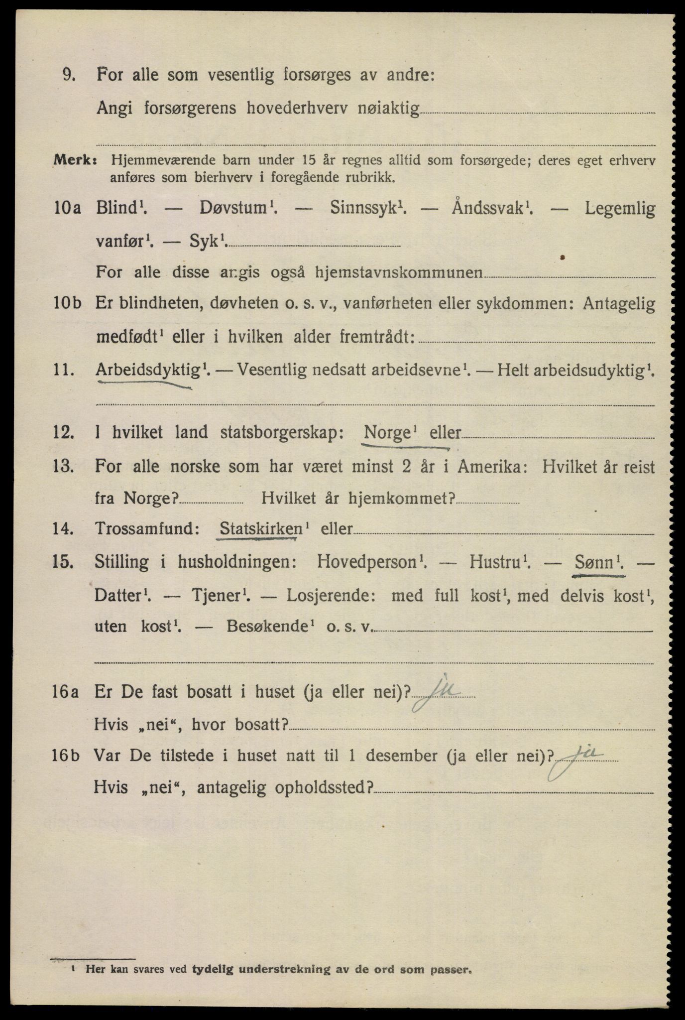 SAKO, 1920 census for Porsgrunn, 1920, p. 19898