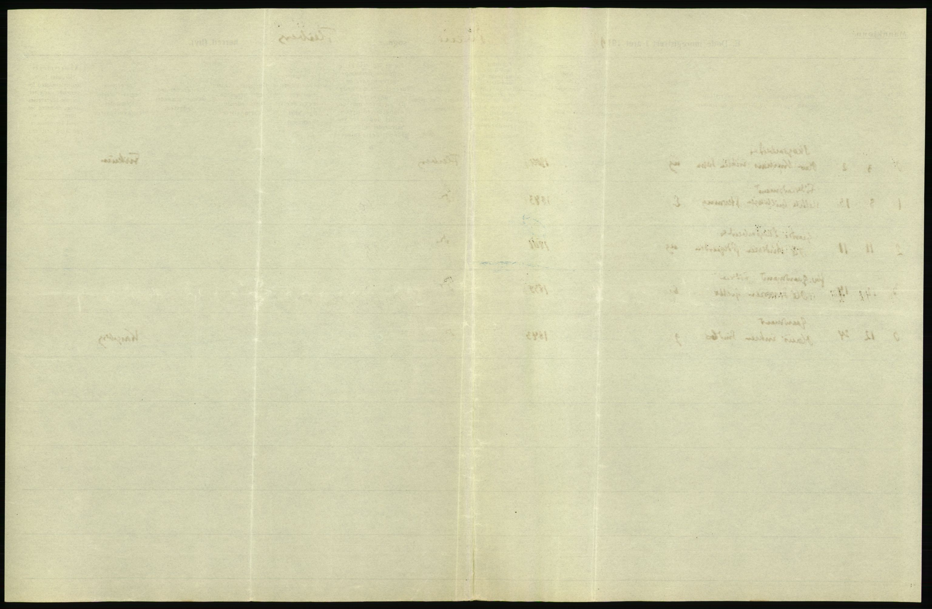 Statistisk sentralbyrå, Sosiodemografiske emner, Befolkning, AV/RA-S-2228/D/Df/Dfb/Dfbi/L0018: Buskerud fylke: Døde. Bygder og byer., 1919, p. 335