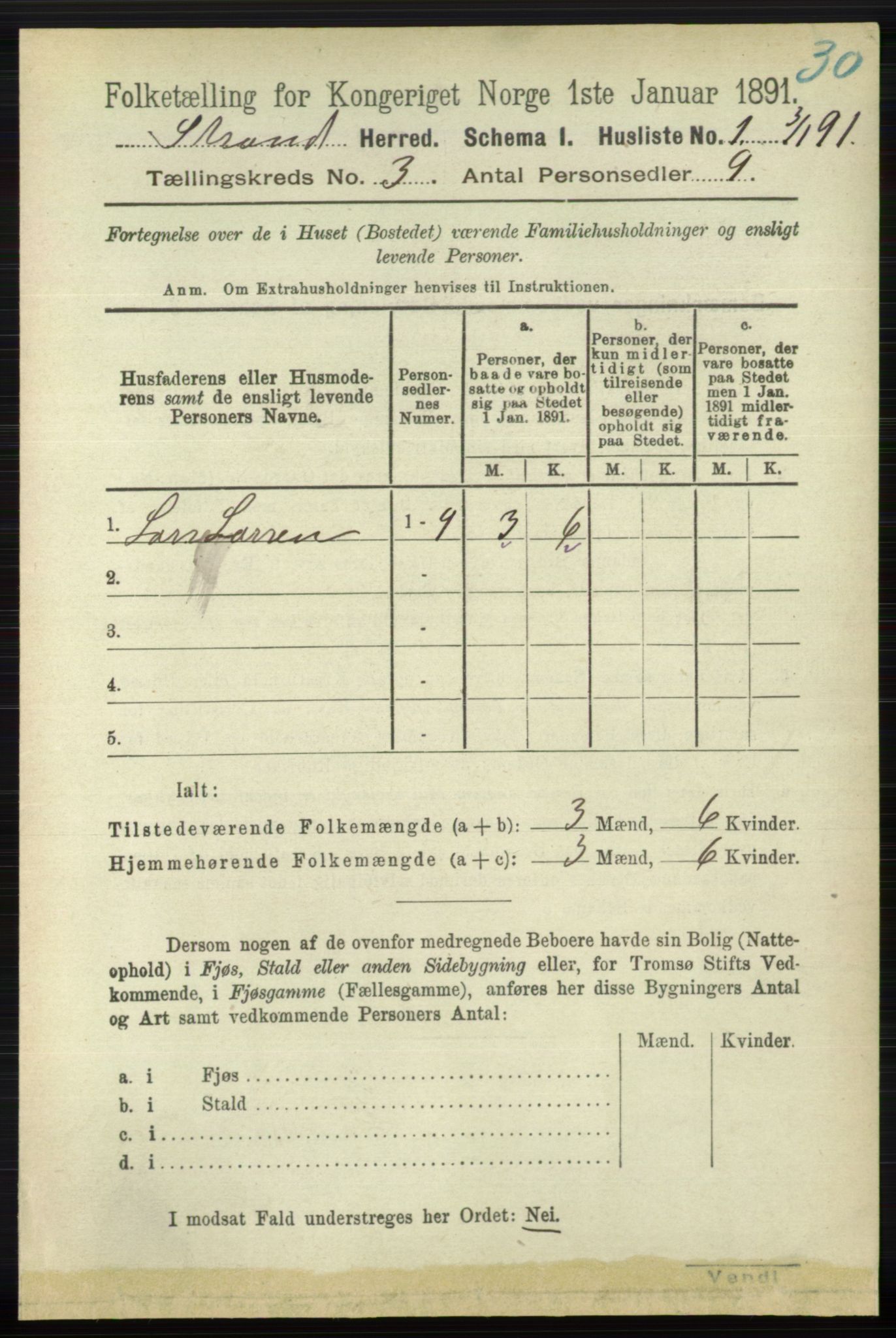 RA, 1891 census for 1130 Strand, 1891, p. 659