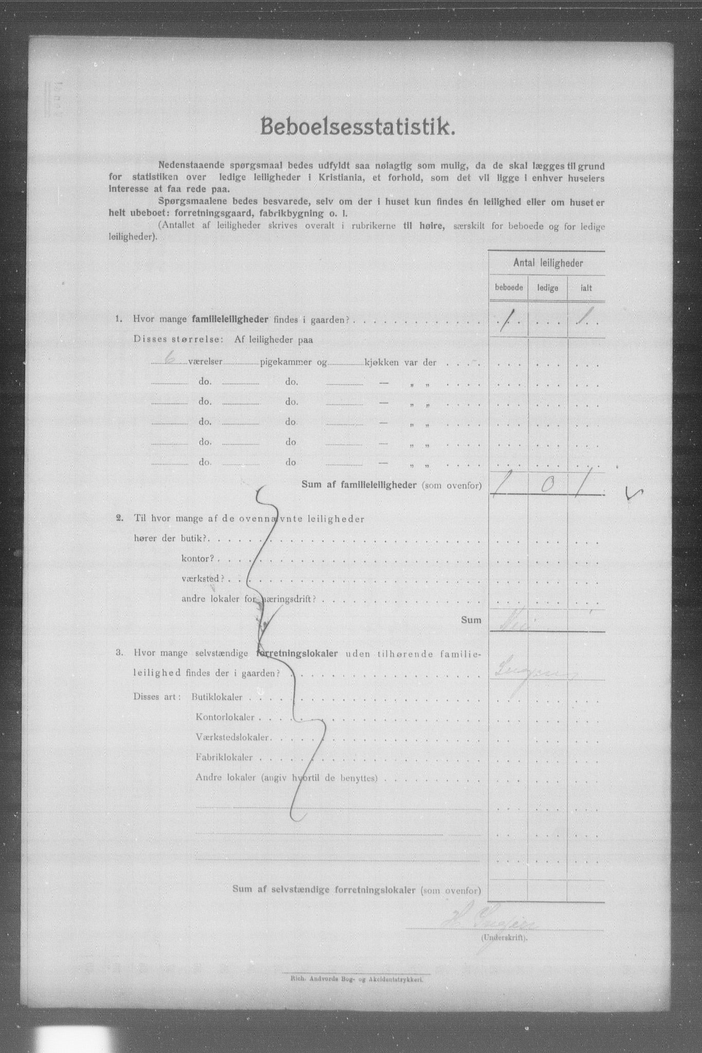 OBA, Municipal Census 1904 for Kristiania, 1904, p. 24035