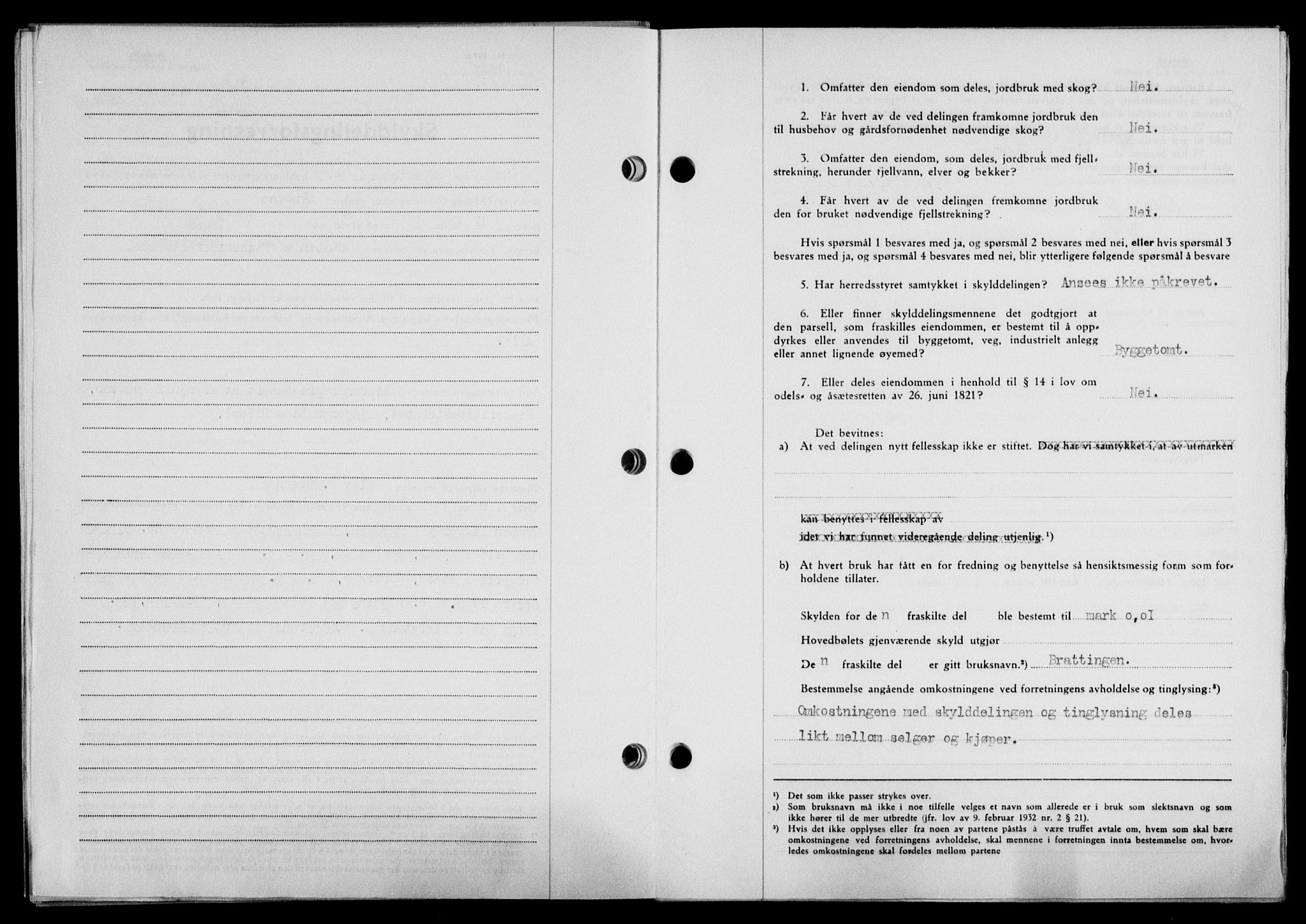 Lofoten sorenskriveri, SAT/A-0017/1/2/2C/L0022a: Mortgage book no. 22a, 1949-1950, Diary no: : 2698/1949