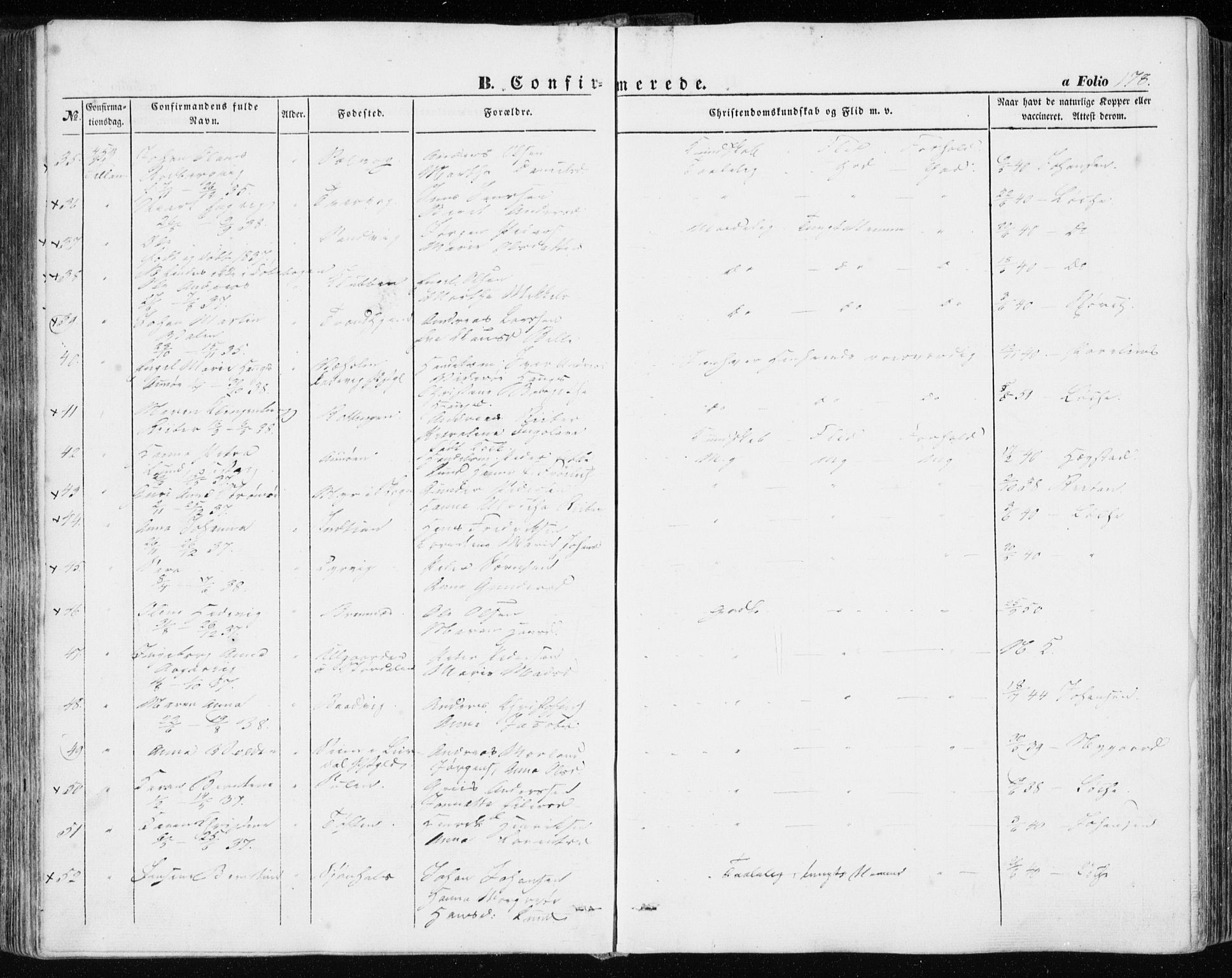 Ministerialprotokoller, klokkerbøker og fødselsregistre - Sør-Trøndelag, AV/SAT-A-1456/634/L0530: Parish register (official) no. 634A06, 1852-1860, p. 178