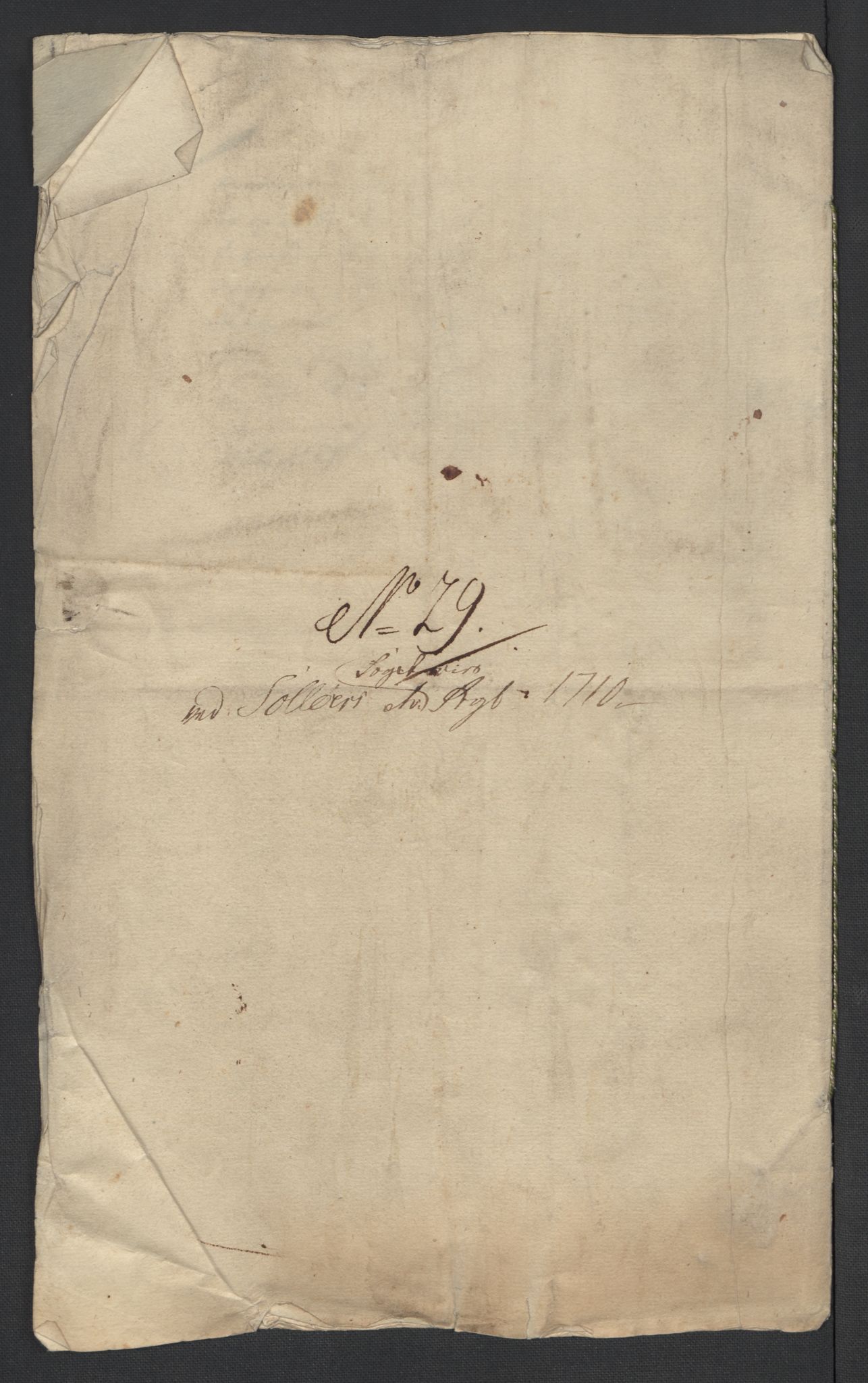 Rentekammeret inntil 1814, Reviderte regnskaper, Fogderegnskap, AV/RA-EA-4092/R13/L0847: Fogderegnskap Solør, Odal og Østerdal, 1710, p. 232