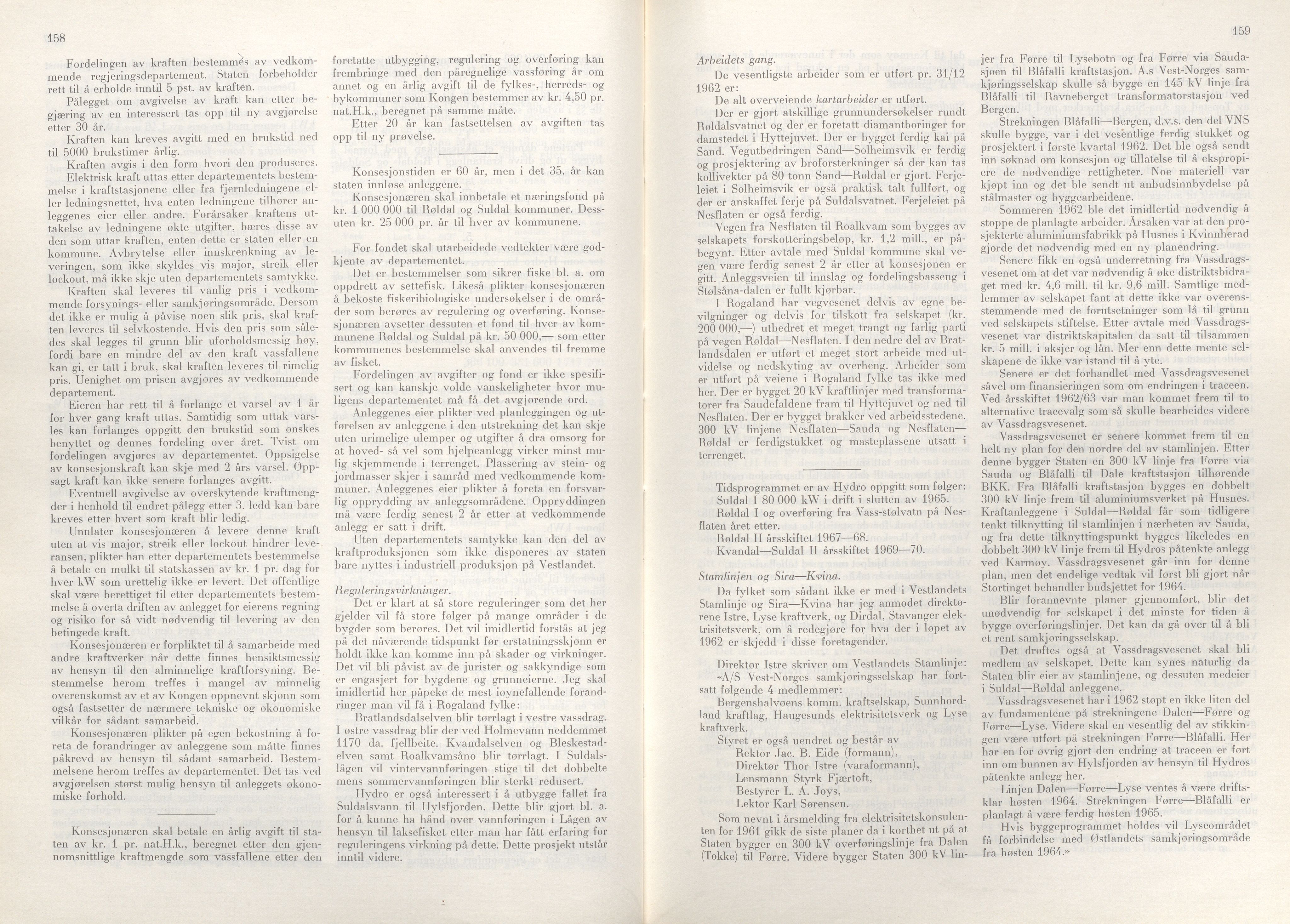 Rogaland fylkeskommune - Fylkesrådmannen , IKAR/A-900/A/Aa/Aaa/L0083: Møtebok , 1963, p. 158-159