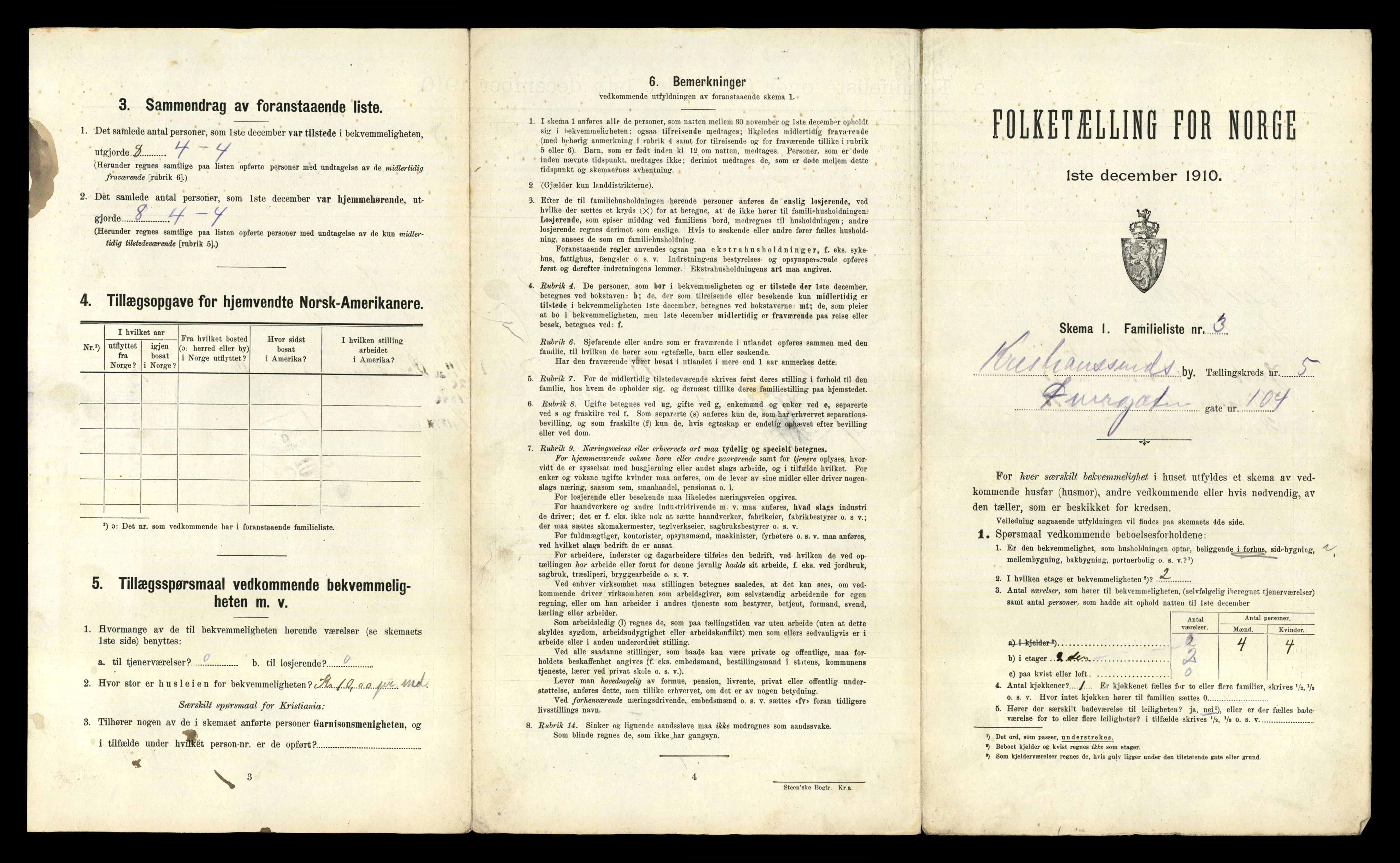 RA, 1910 census for Kristiansund, 1910, p. 983