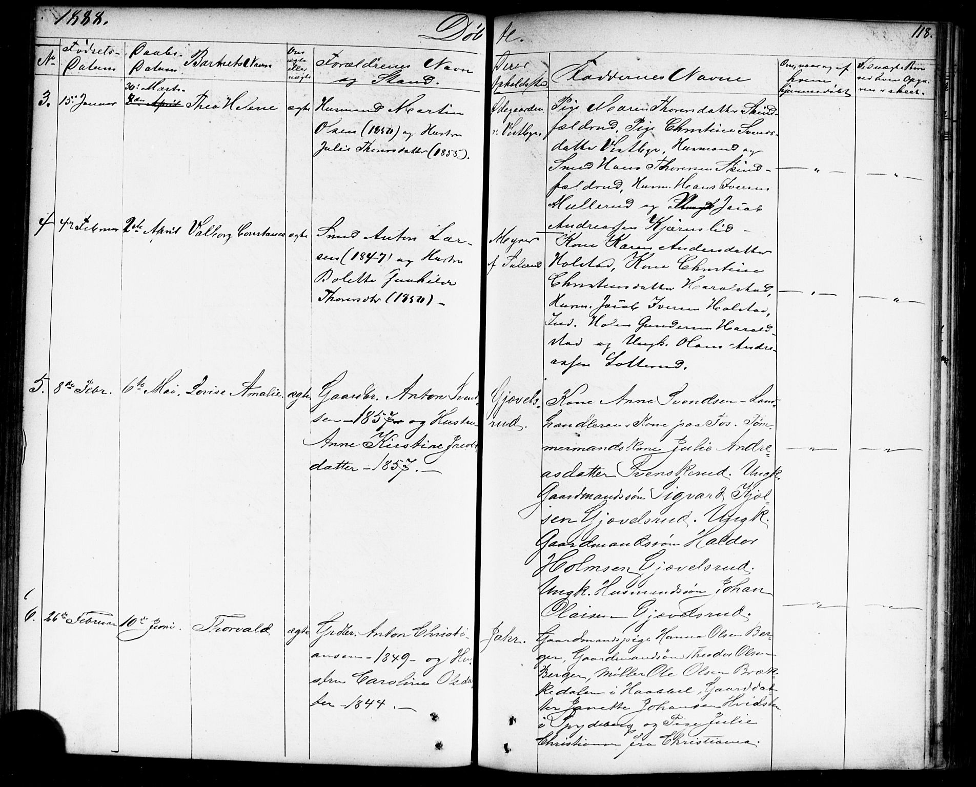 Enebakk prestekontor Kirkebøker, SAO/A-10171c/G/Gb/L0001: Parish register (copy) no. II 1, 1859-1890, p. 118
