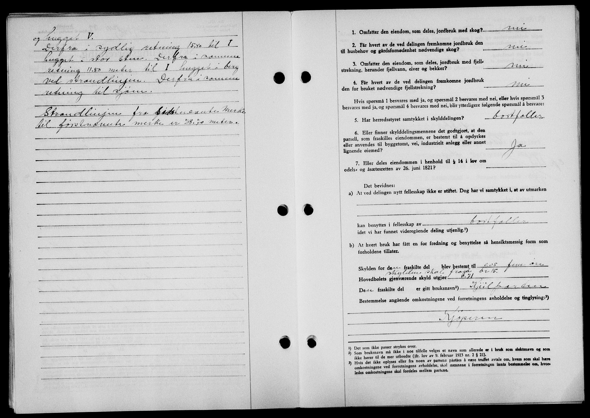 Lofoten sorenskriveri, SAT/A-0017/1/2/2C/L0005a: Mortgage book no. 5a, 1939-1939, Diary no: : 1241/1939
