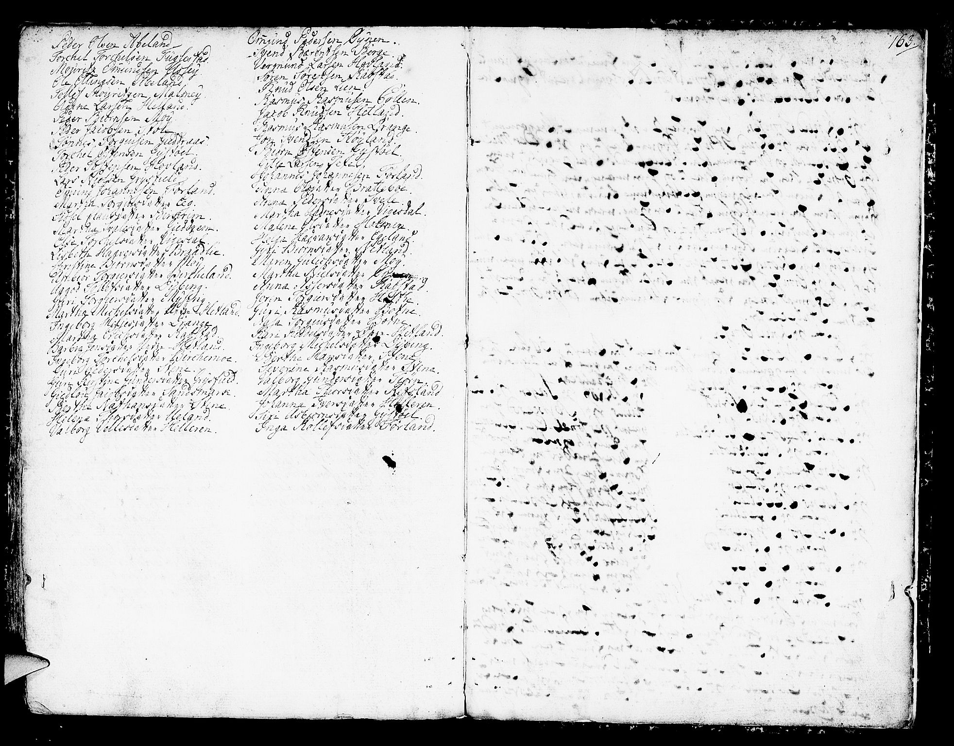 Helleland sokneprestkontor, SAST/A-101810: Parish register (official) no. A 2 /1, 1762-1791, p. 163