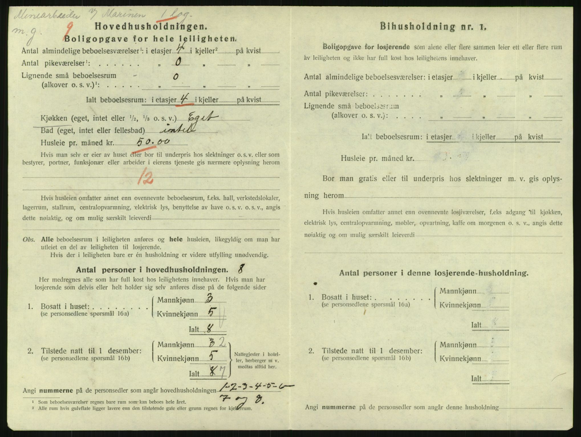 SAKO, 1920 census for Horten, 1920, p. 4288