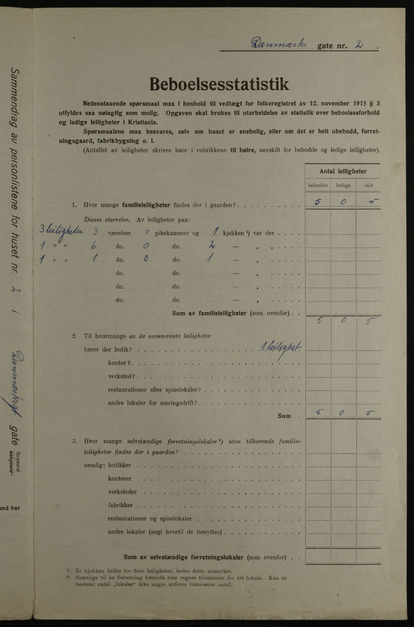 OBA, Municipal Census 1923 for Kristiania, 1923, p. 16382