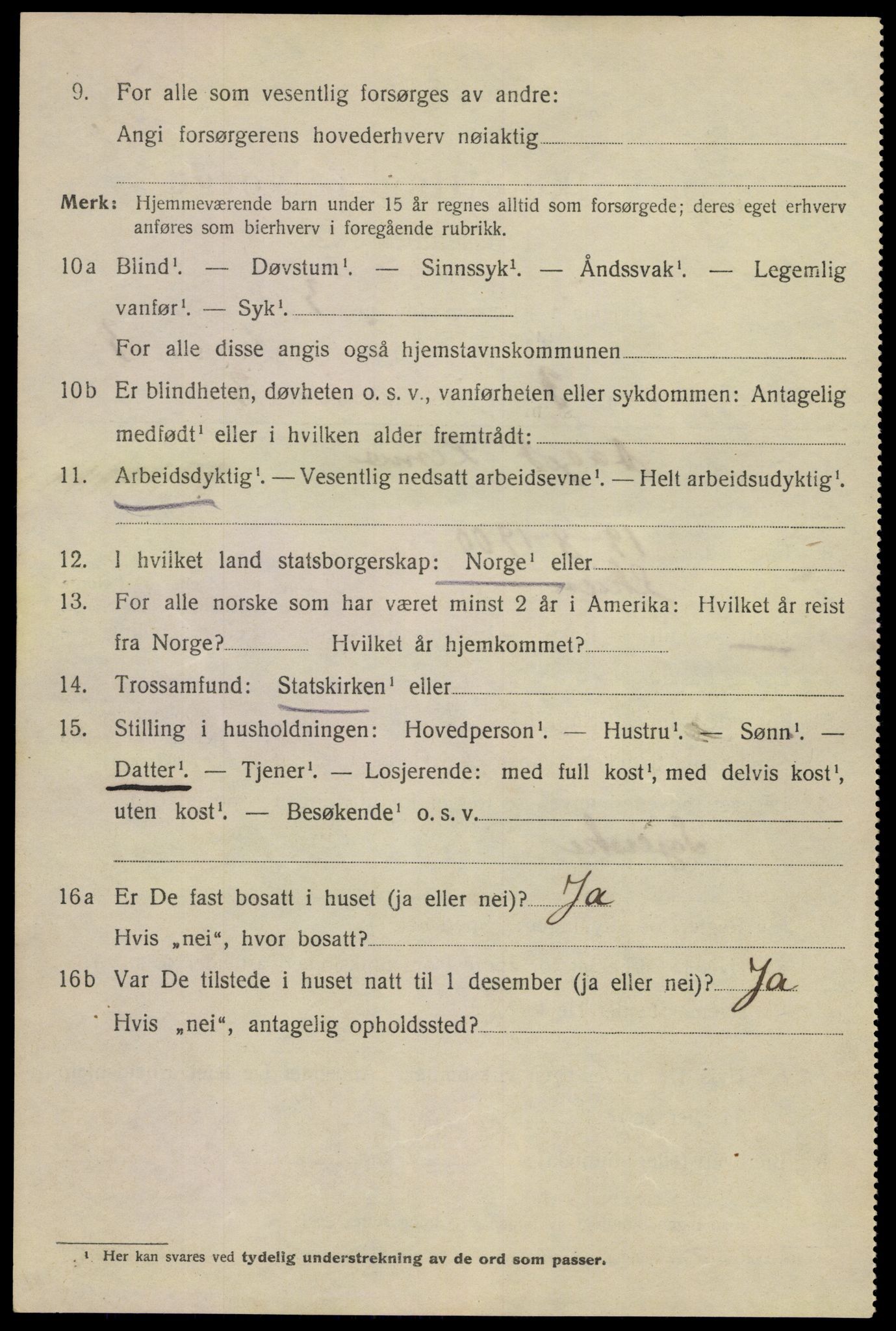 SAKO, 1920 census for Skien, 1920, p. 24267