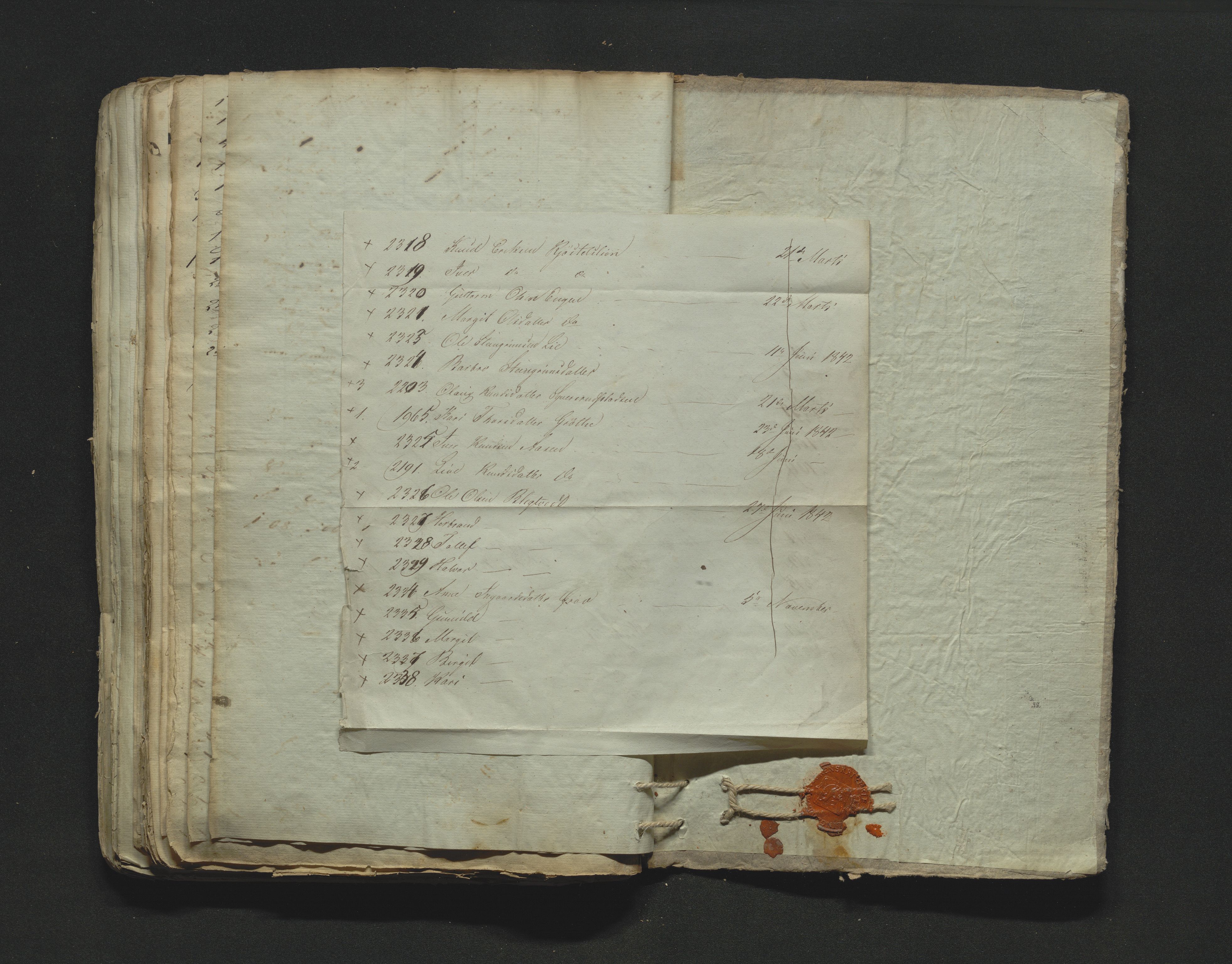 Hallingdal sorenskriveri, SAKO/A-121/H/Hb/Hbb/Hbba/L0011: Skifteregistreringsprotokoll, Sorenskriveriet, 1838