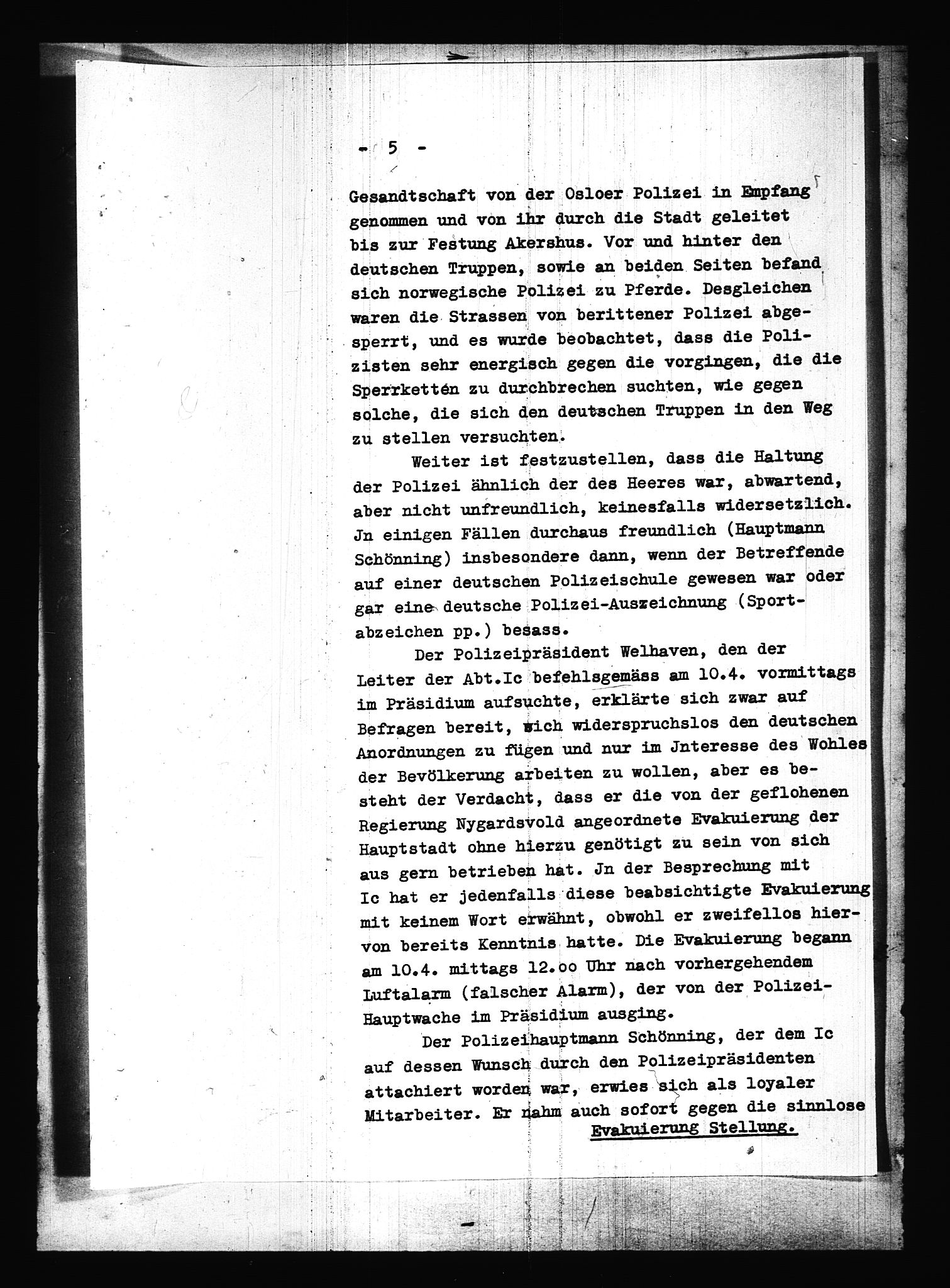 Documents Section, AV/RA-RAFA-2200/V/L0087: Amerikansk mikrofilm "Captured German Documents".
Box No. 726.  FKA jnr. 601/1954., 1940, p. 6
