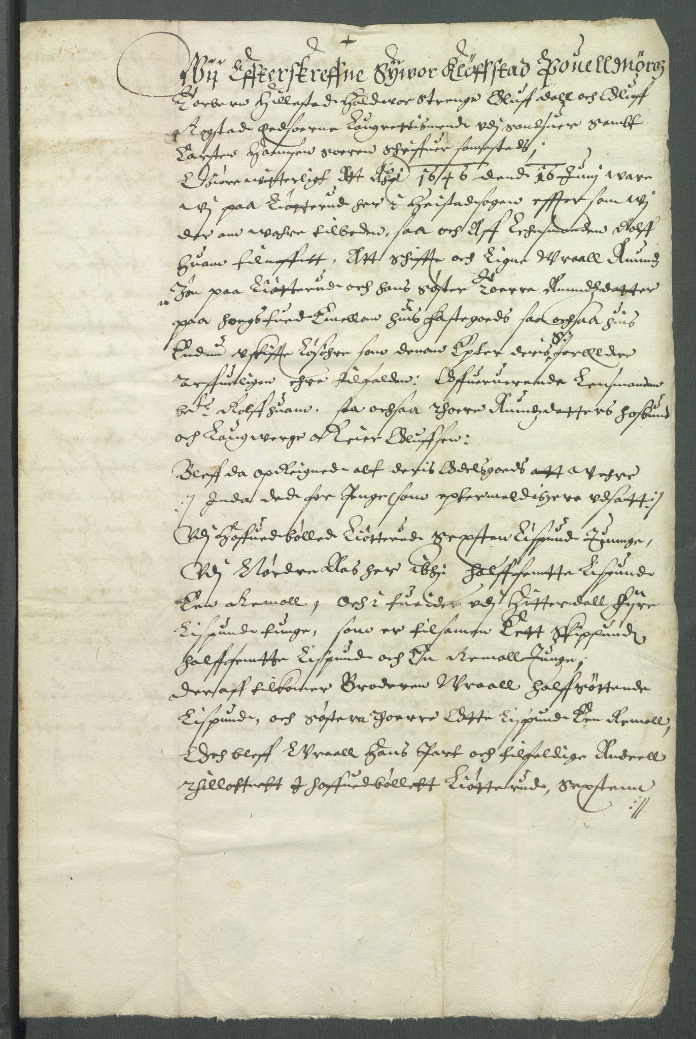 Riksarkivets diplomsamling, AV/RA-EA-5965/F02/L0159: Dokumenter, 1645-1646, p. 88