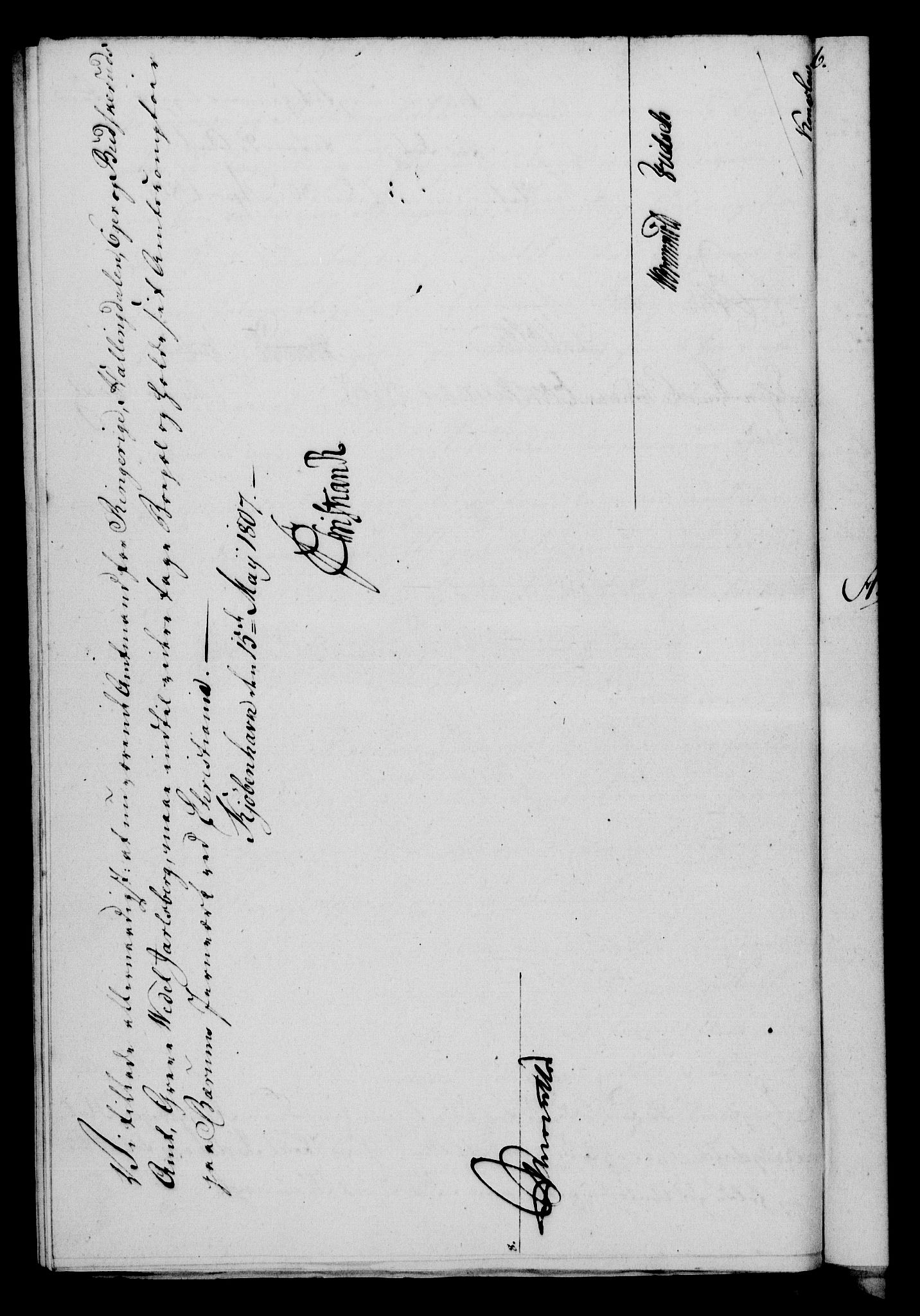 Rentekammeret, Kammerkanselliet, RA/EA-3111/G/Gf/Gfa/L0089: Norsk relasjons- og resolusjonsprotokoll (merket RK 52.89), 1807, p. 320