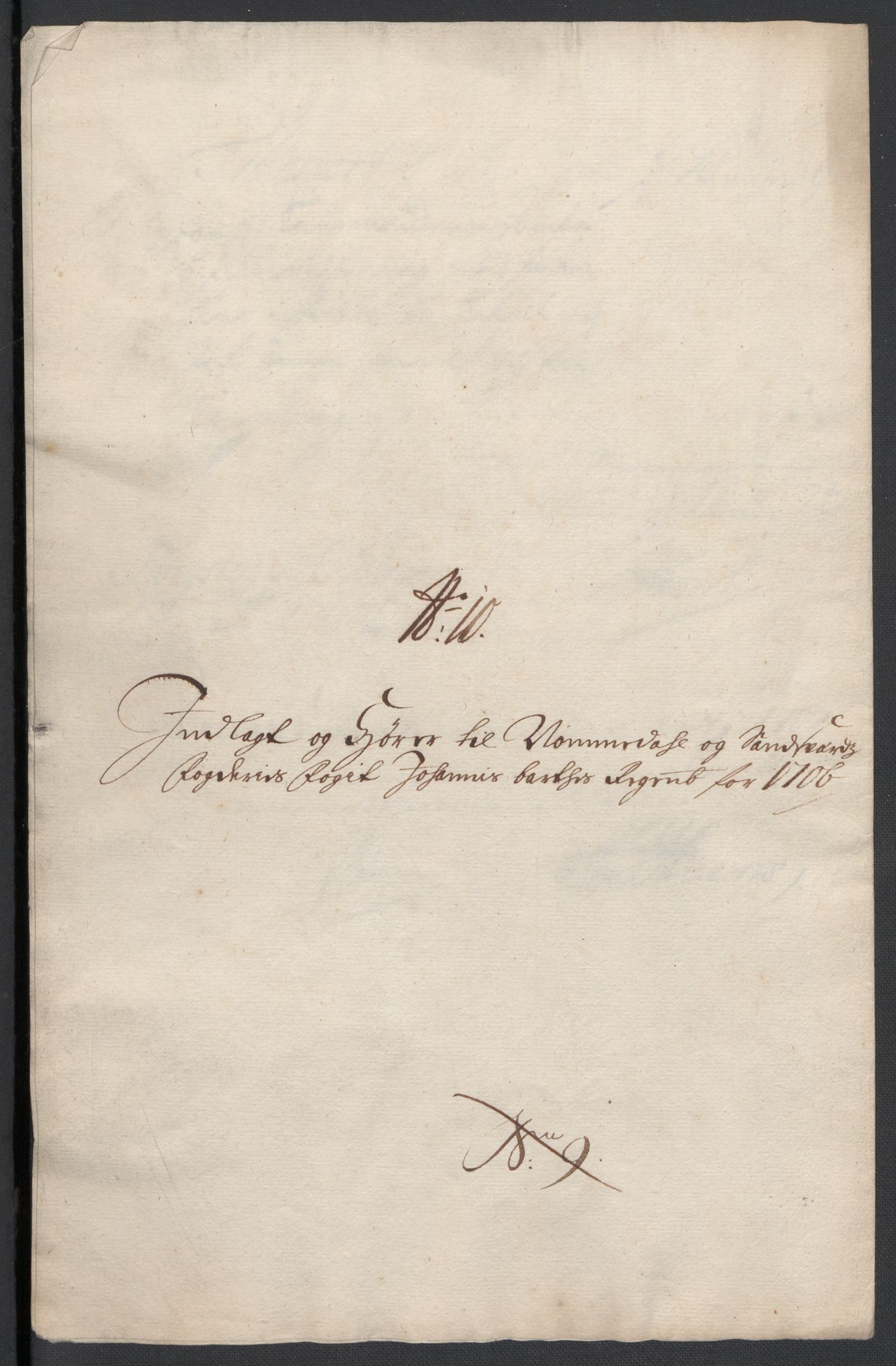 Rentekammeret inntil 1814, Reviderte regnskaper, Fogderegnskap, RA/EA-4092/R24/L1583: Fogderegnskap Numedal og Sandsvær, 1705-1706, p. 390