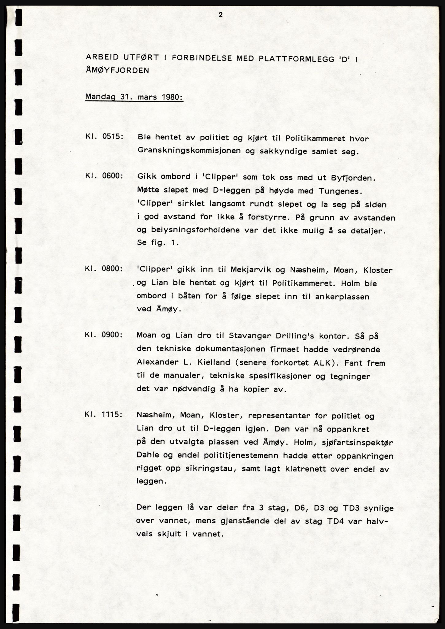 Justisdepartementet, Granskningskommisjonen ved Alexander Kielland-ulykken 27.3.1980, RA/S-1165/D/L0021: V Forankring (Doku.liste + V1-V3 av 3)/W Materialundersøkelser (Doku.liste + W1-W10 av 10 - W9 eske 26), 1980-1981, p. 120