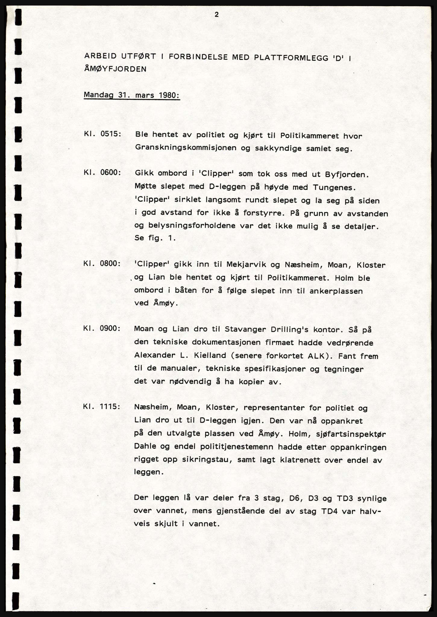 Justisdepartementet, Granskningskommisjonen ved Alexander Kielland-ulykken 27.3.1980, AV/RA-S-1165/D/L0021: V Forankring (Doku.liste + V1-V3 av 3)/W Materialundersøkelser (Doku.liste + W1-W10 av 10 - W9 eske 26), 1980-1981, p. 120