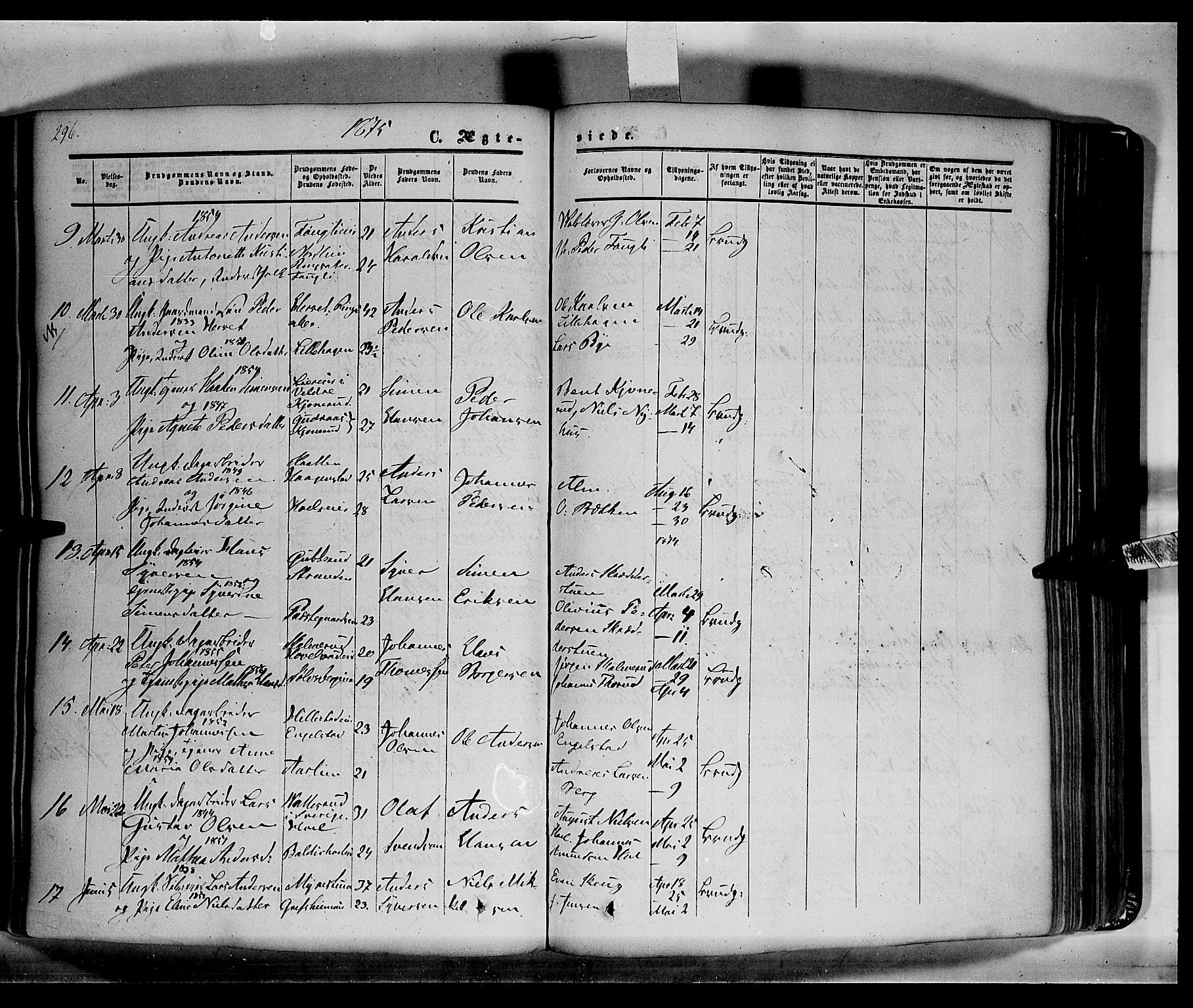 Nes prestekontor, Hedmark, AV/SAH-PREST-020/K/Ka/L0004: Parish register (official) no. 4, 1852-1886, p. 297