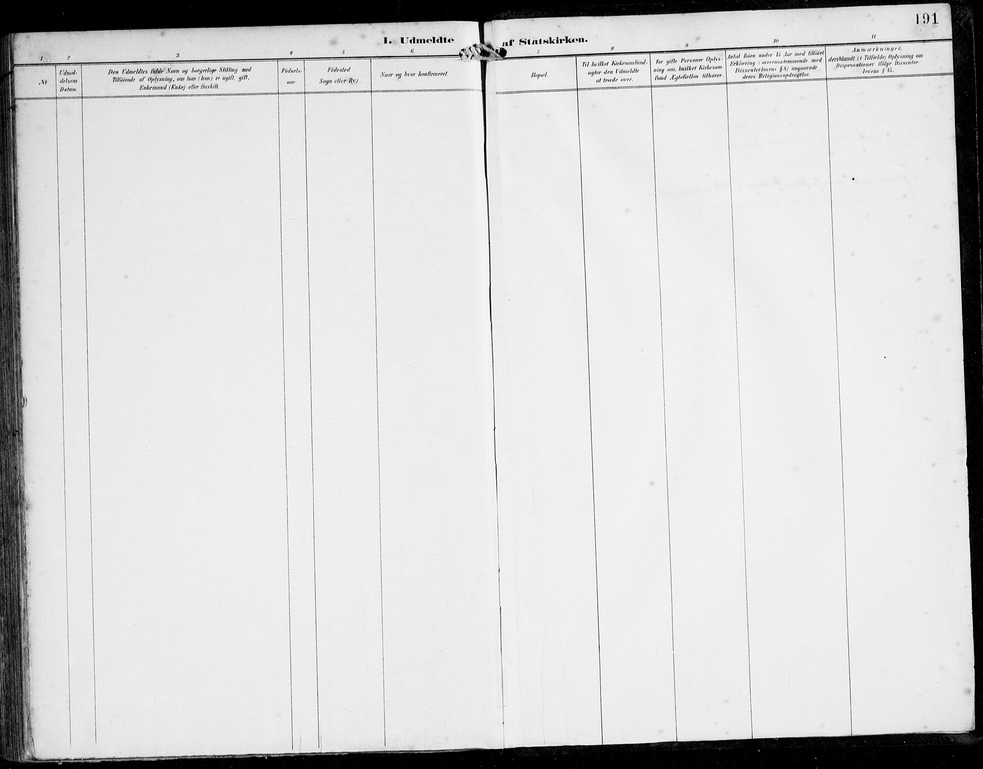 Alversund Sokneprestembete, SAB/A-73901/H/Ha/Haa/Haaa/L0003: Parish register (official) no. A 3, 1897-1926, p. 191