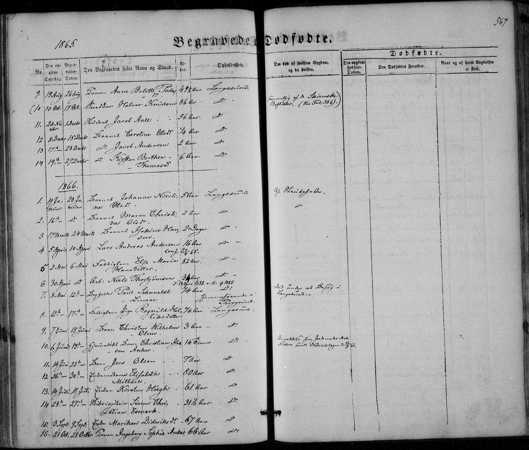 Bamble kirkebøker, AV/SAKO-A-253/F/Fa/L0005: Parish register (official) no. I 5, 1854-1869, p. 567