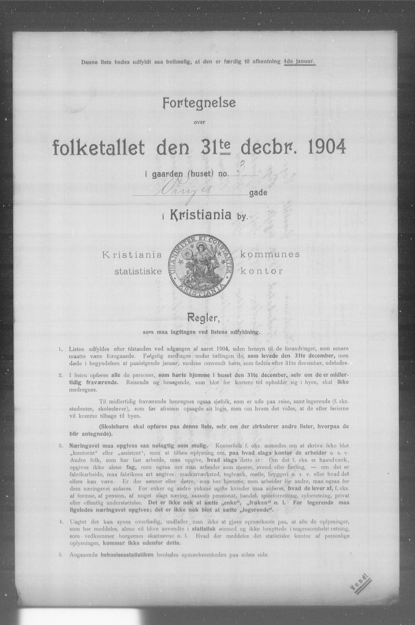 OBA, Municipal Census 1904 for Kristiania, 1904, p. 23262