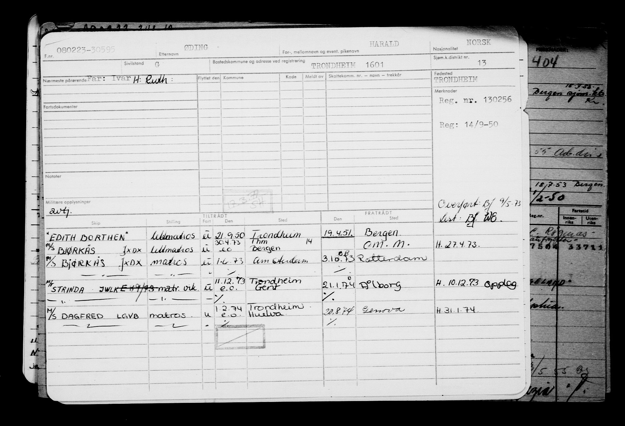 Direktoratet for sjømenn, AV/RA-S-3545/G/Gb/L0215: Hovedkort, 1923, p. 204