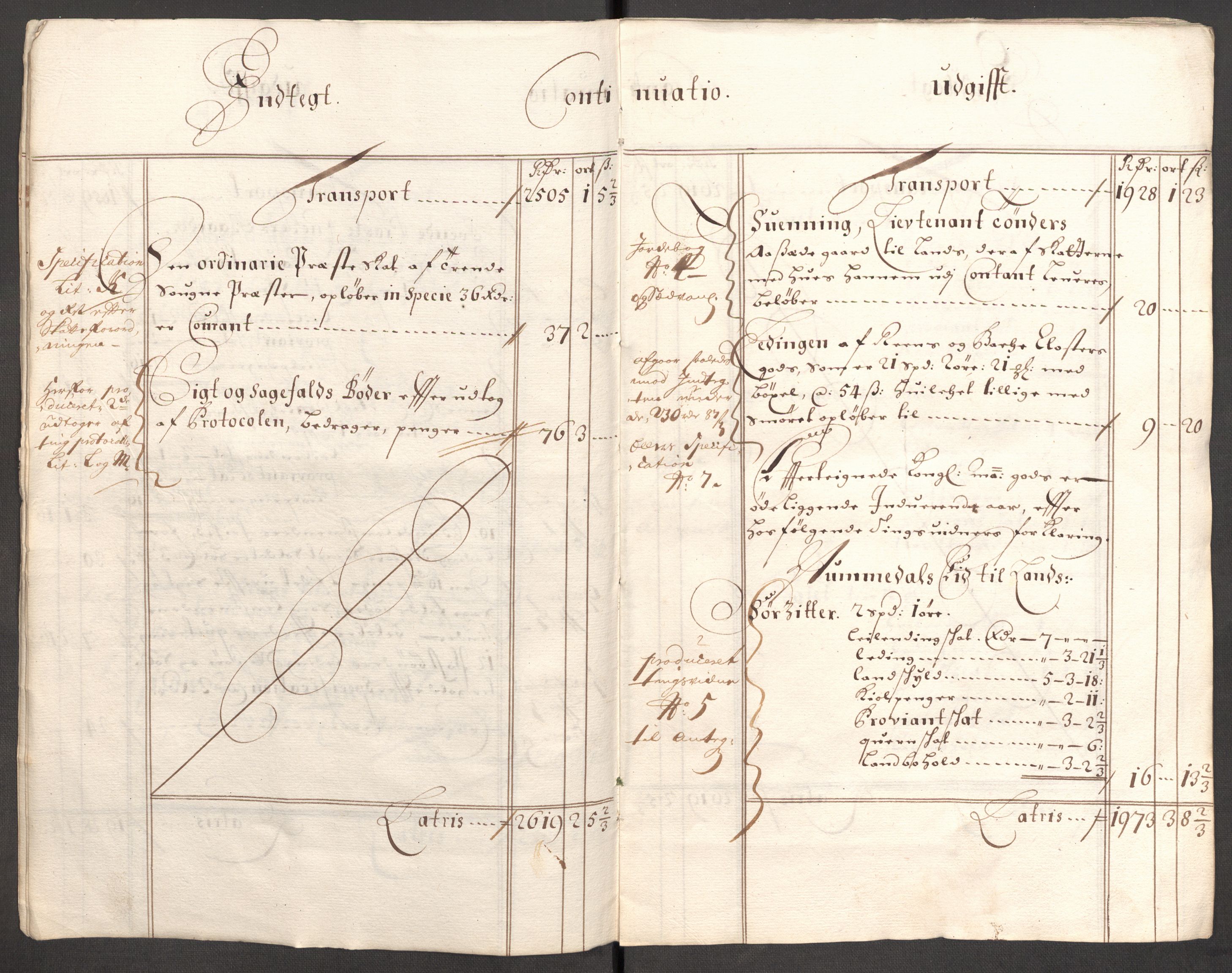 Rentekammeret inntil 1814, Reviderte regnskaper, Fogderegnskap, AV/RA-EA-4092/R64/L4425: Fogderegnskap Namdal, 1696-1698, p. 308