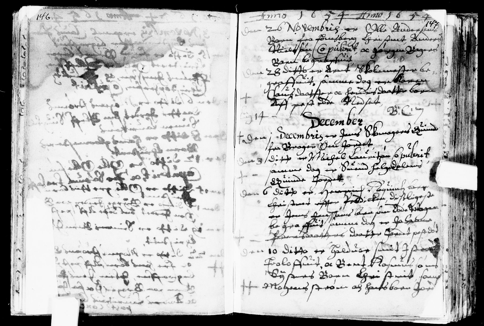 Bragernes kirkebøker, AV/SAKO-A-6/F/Fa/L0001: Parish register (official) no. I 1, 1634-1662, p. 146-147