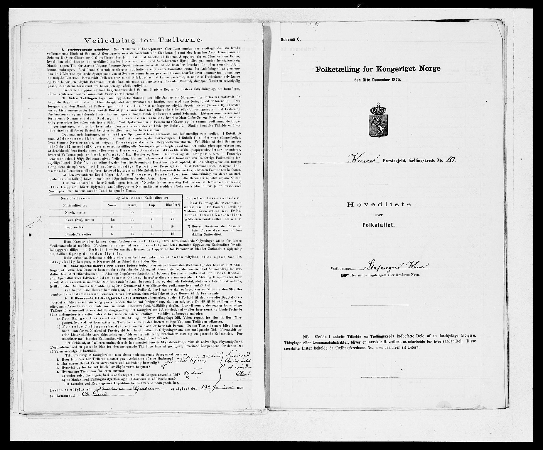 SAB, 1875 census for 1437L Kinn/Kinn og Svanøy, 1875, p. 22