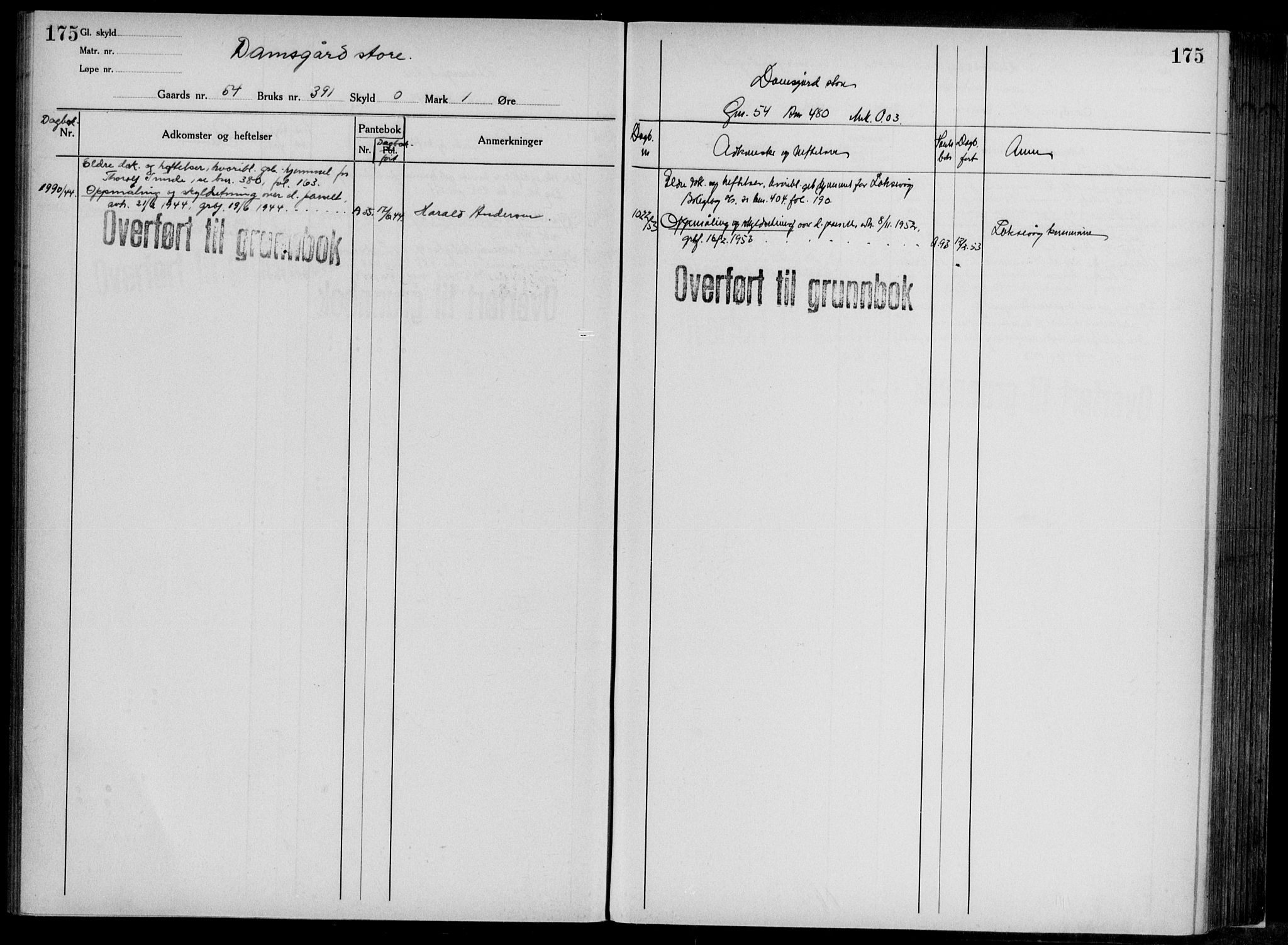 Midhordland sorenskriveri, AV/SAB-A-3001/1/G/Ga/Gab/L0117: Mortgage register no. II.A.b.117, p. 175