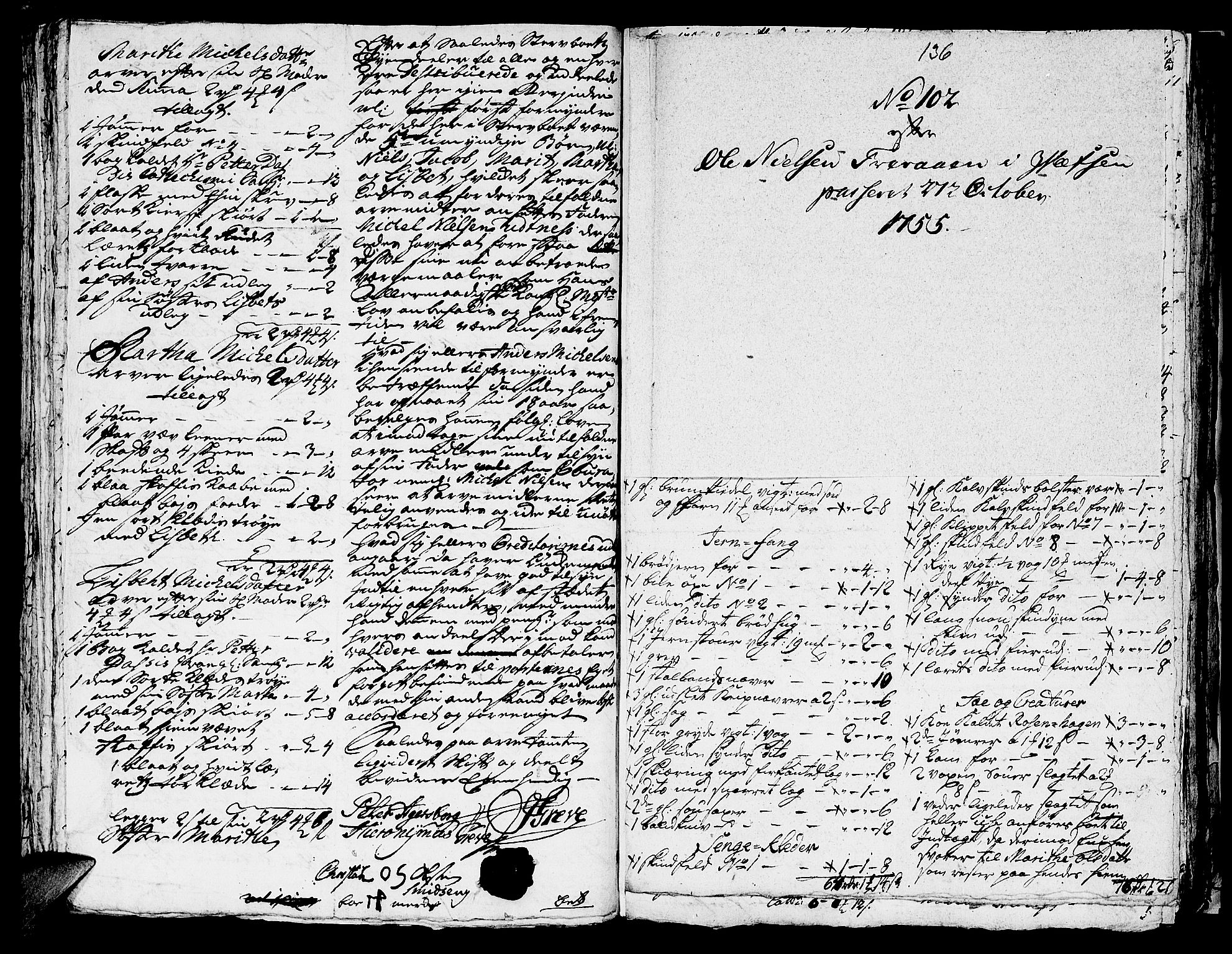 Helgeland sorenskriveri, SAT/A-0004/3/3A/L0034: Konseptprotokoll 19, 1755, p. 135b-136a