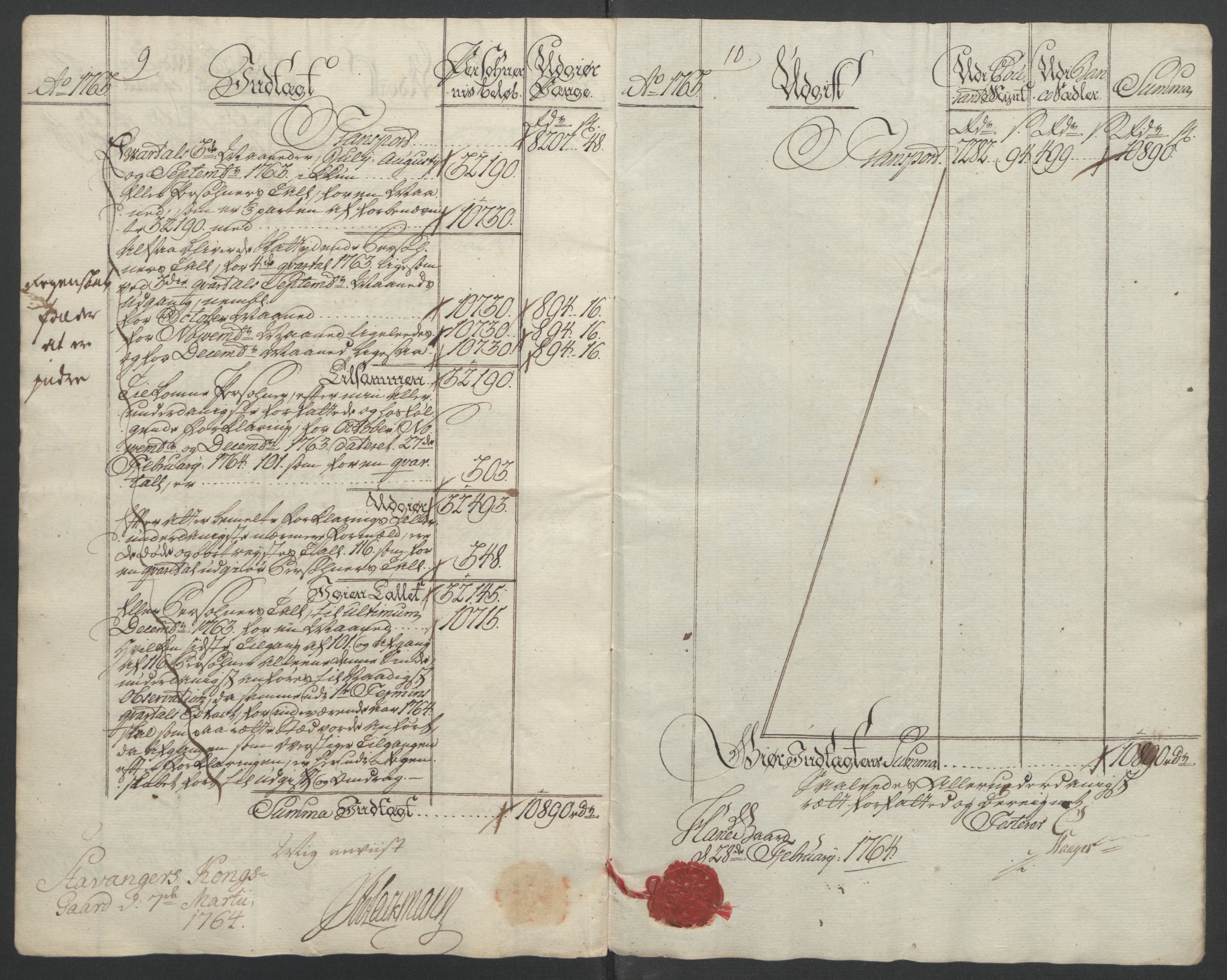 Rentekammeret inntil 1814, Reviderte regnskaper, Fogderegnskap, AV/RA-EA-4092/R46/L2835: Ekstraskatten Jæren og Dalane, 1762-1764, p. 54