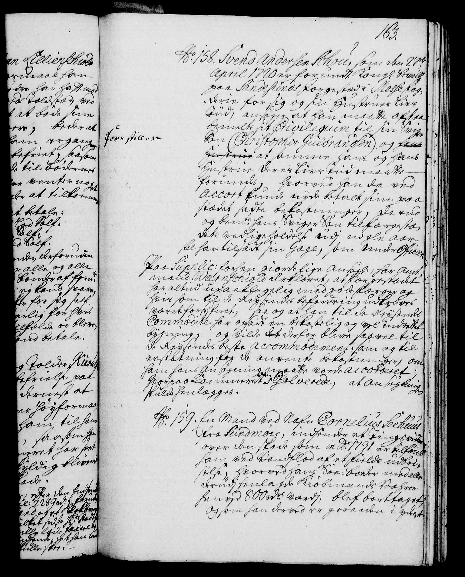 Rentekammeret, Kammerkanselliet, AV/RA-EA-3111/G/Gh/Gha/L0016: Norsk ekstraktmemorialprotokoll (merket RK 53.61), 1734-1735, p. 163
