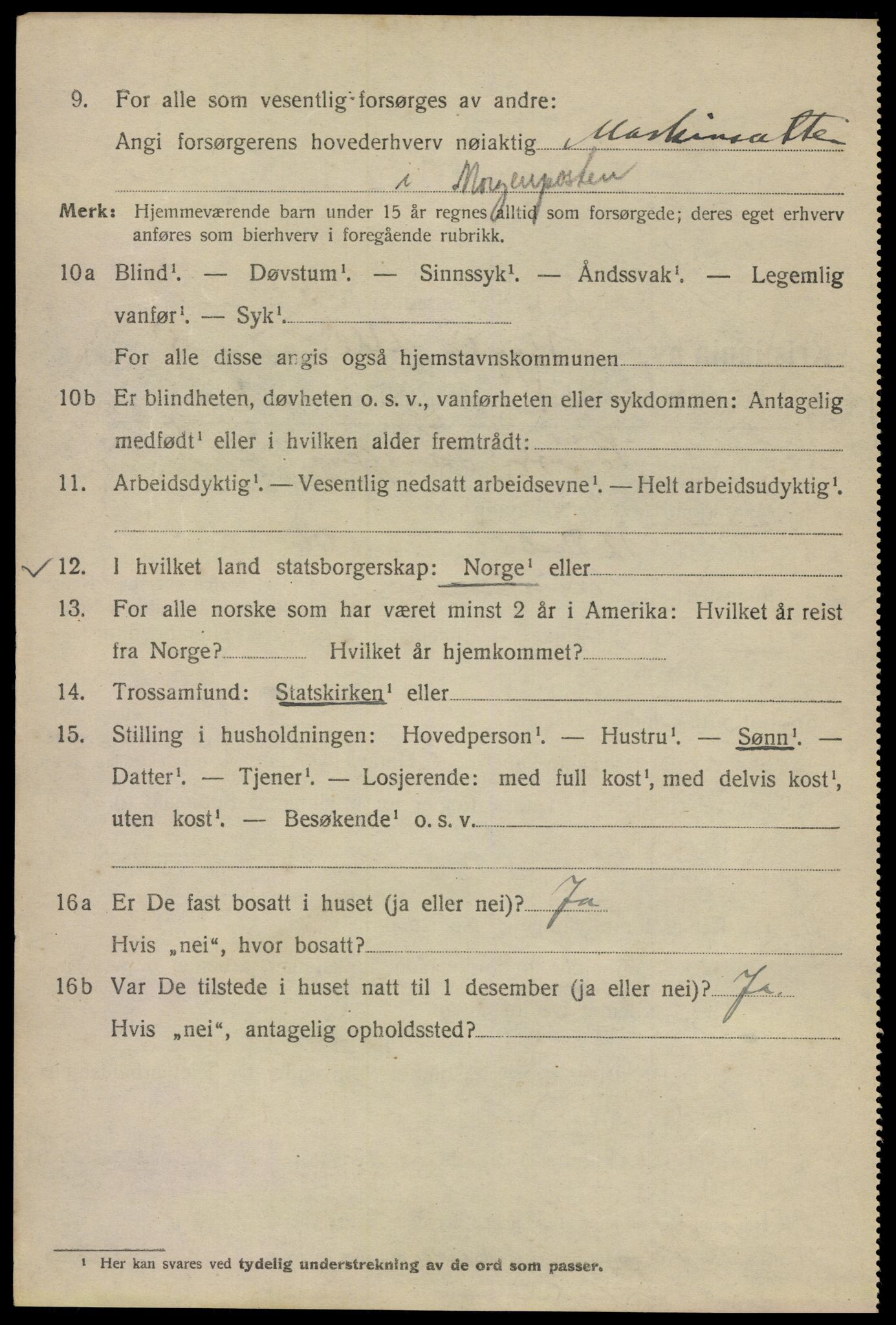 SAO, 1920 census for Kristiania, 1920, p. 176128