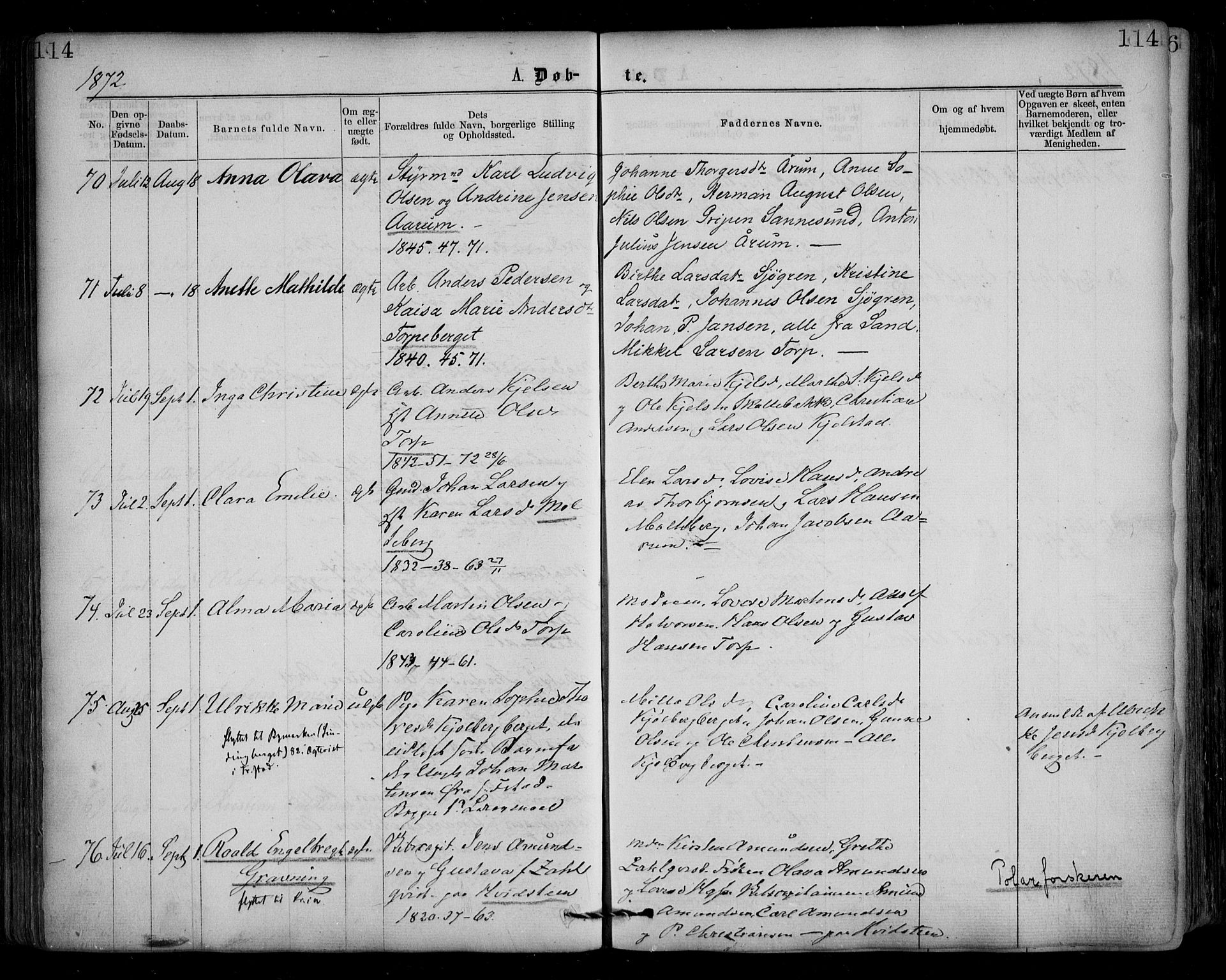 Borge prestekontor Kirkebøker, SAO/A-10903/F/Fa/L0006: Parish register (official) no. I 6, 1861-1874, p. 114