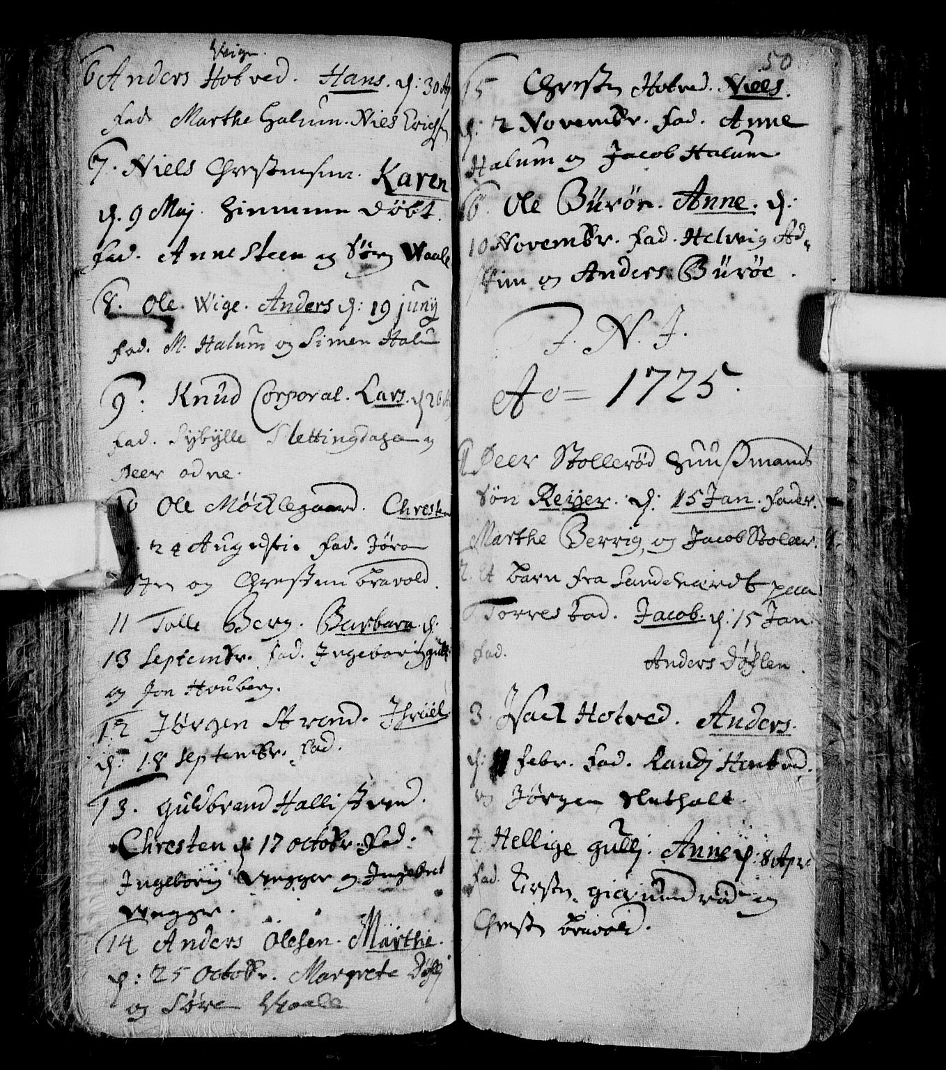 Andebu kirkebøker, SAKO/A-336/F/Fa/L0001: Parish register (official) no. 1 /1, 1623-1738, p. 50