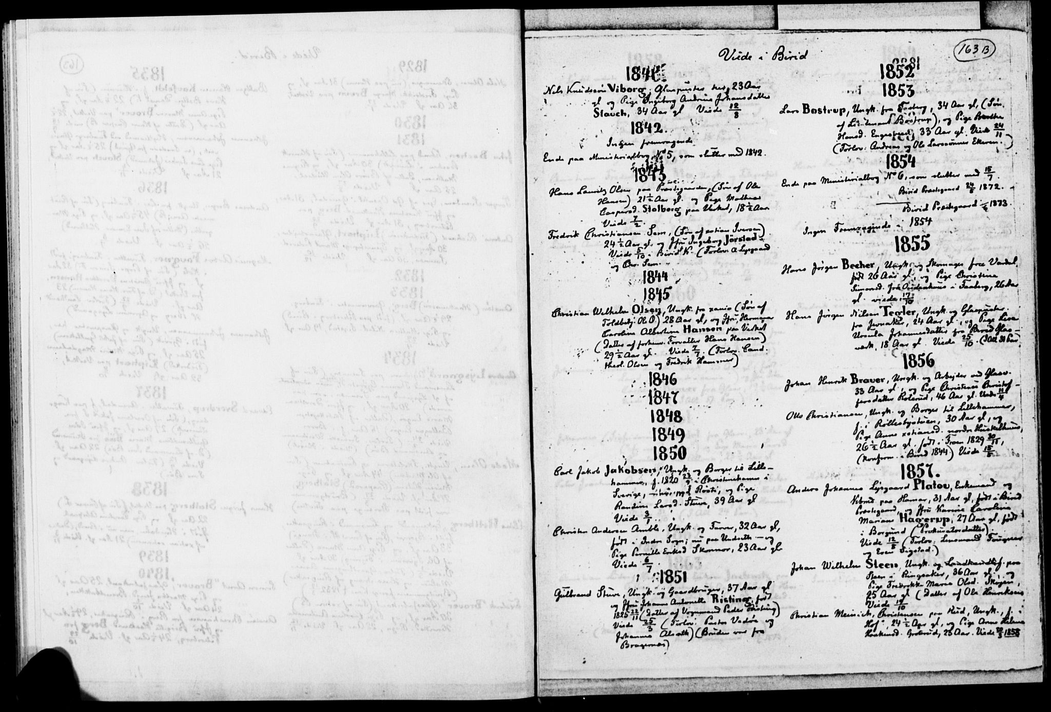 Biri prestekontor, AV/SAH-PREST-096/H/Ha/Haa/L000A: Parish register transcript no. A, 1730-1879, p. 163b